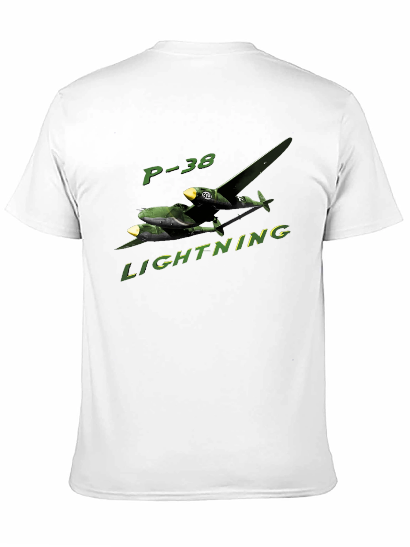 P-38 Lightning Airplane Graphic Tee