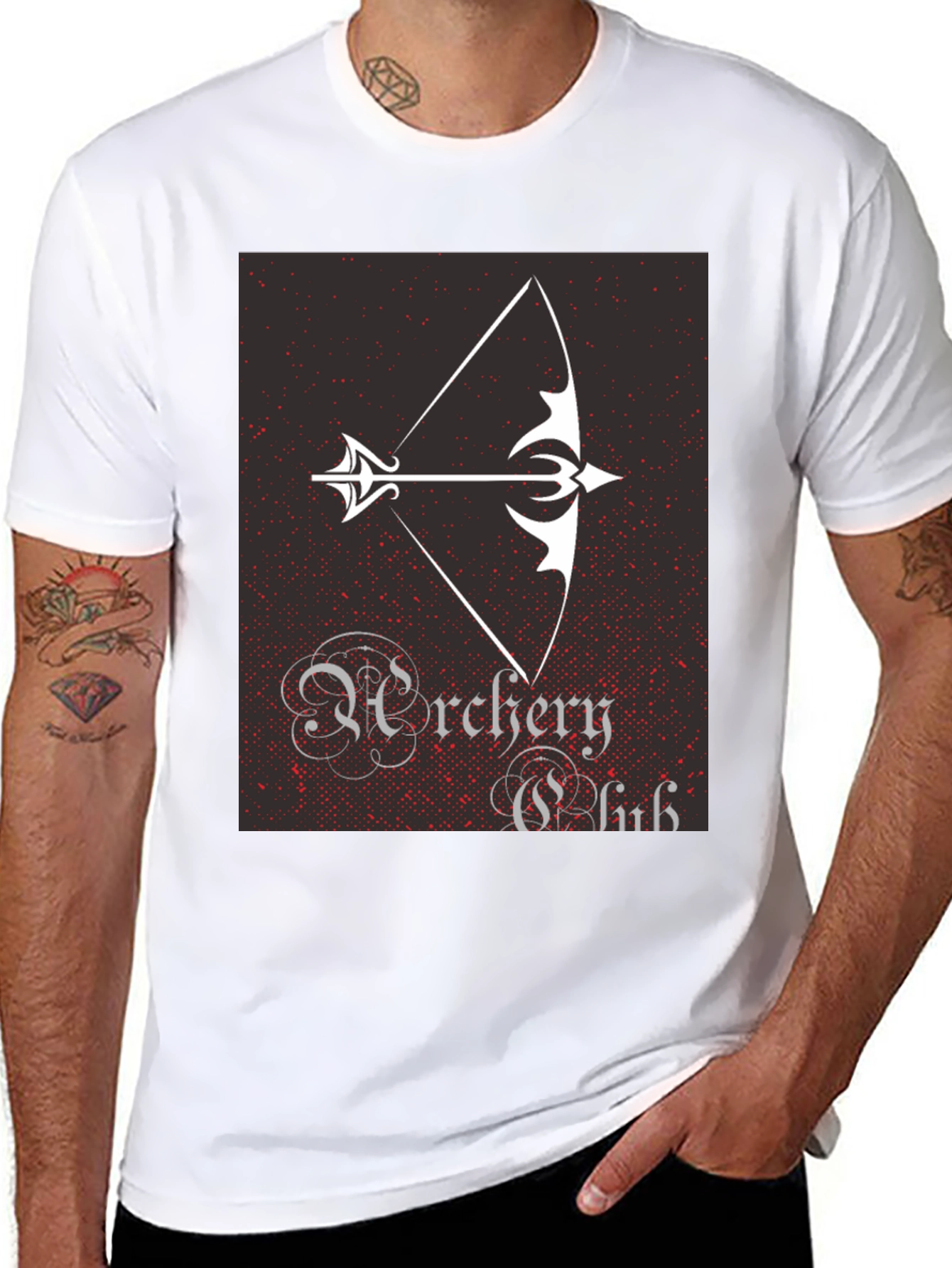 Archery Club Graphic Tee - Classic Design