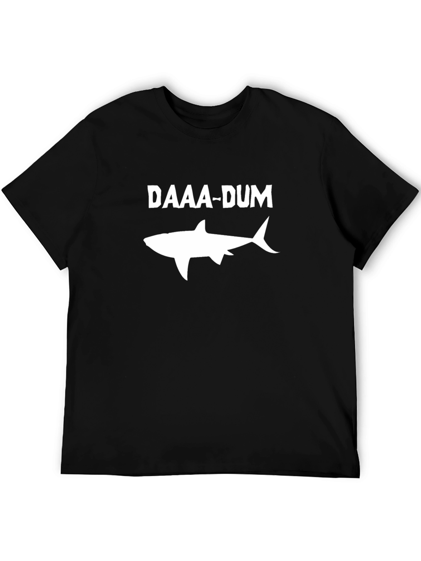 Daaa-Dum Shark Graphic Tee - Black