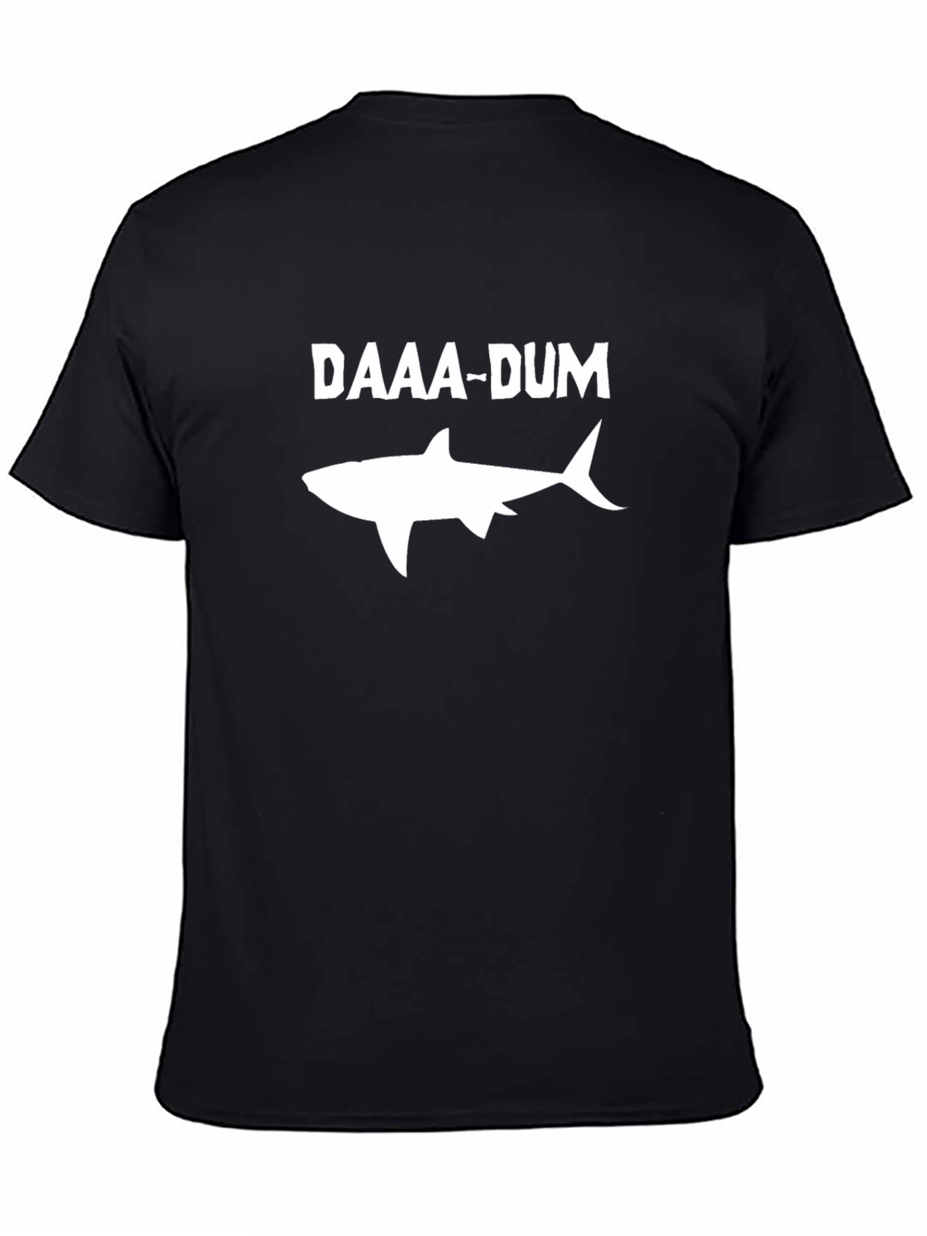 Daaa-Dum Shark Graphic Tee - Black