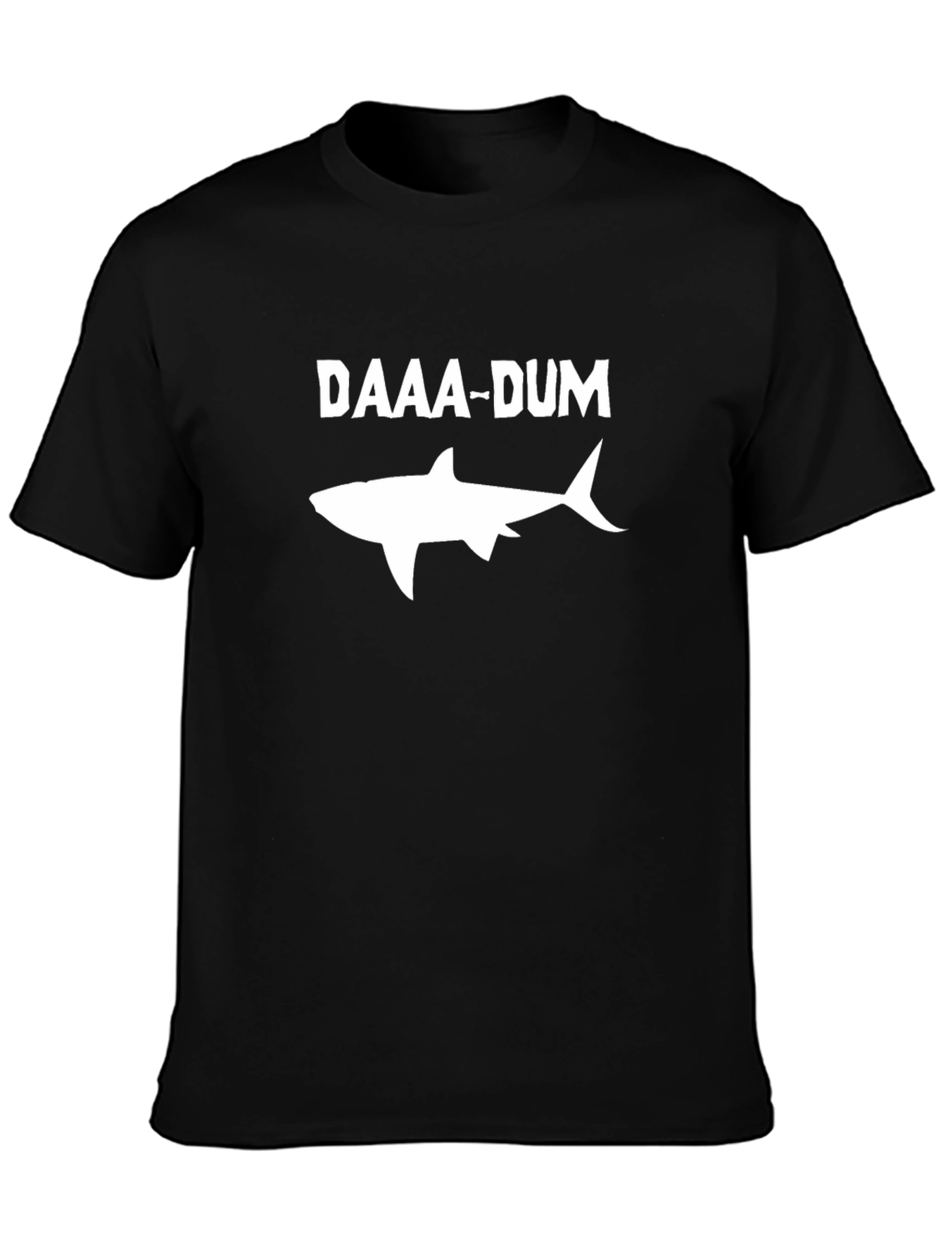 Daaa-Dum Shark Graphic Tee - Black