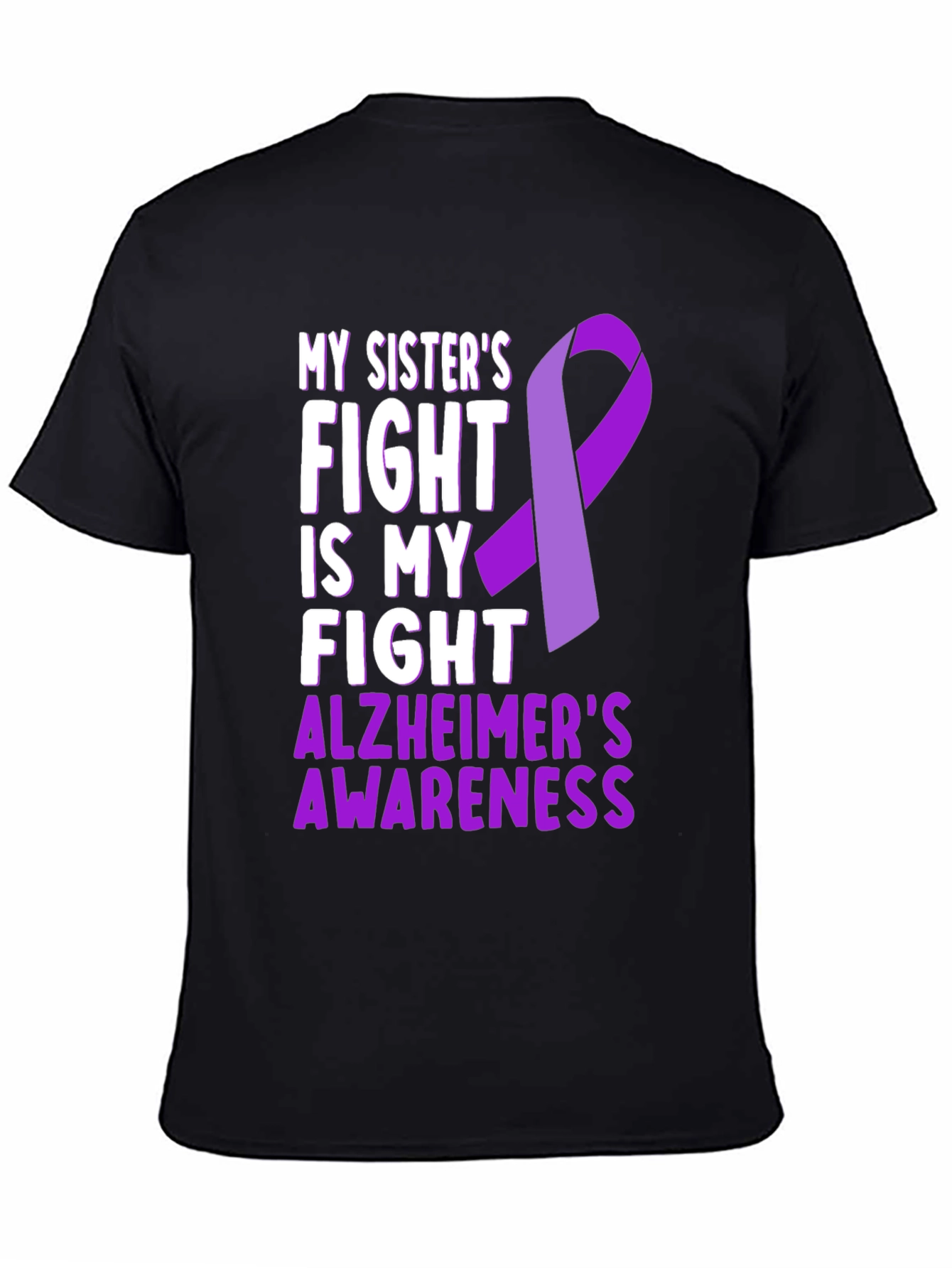 Alzheimers Awareness T-Shirt - Sisters Fight
