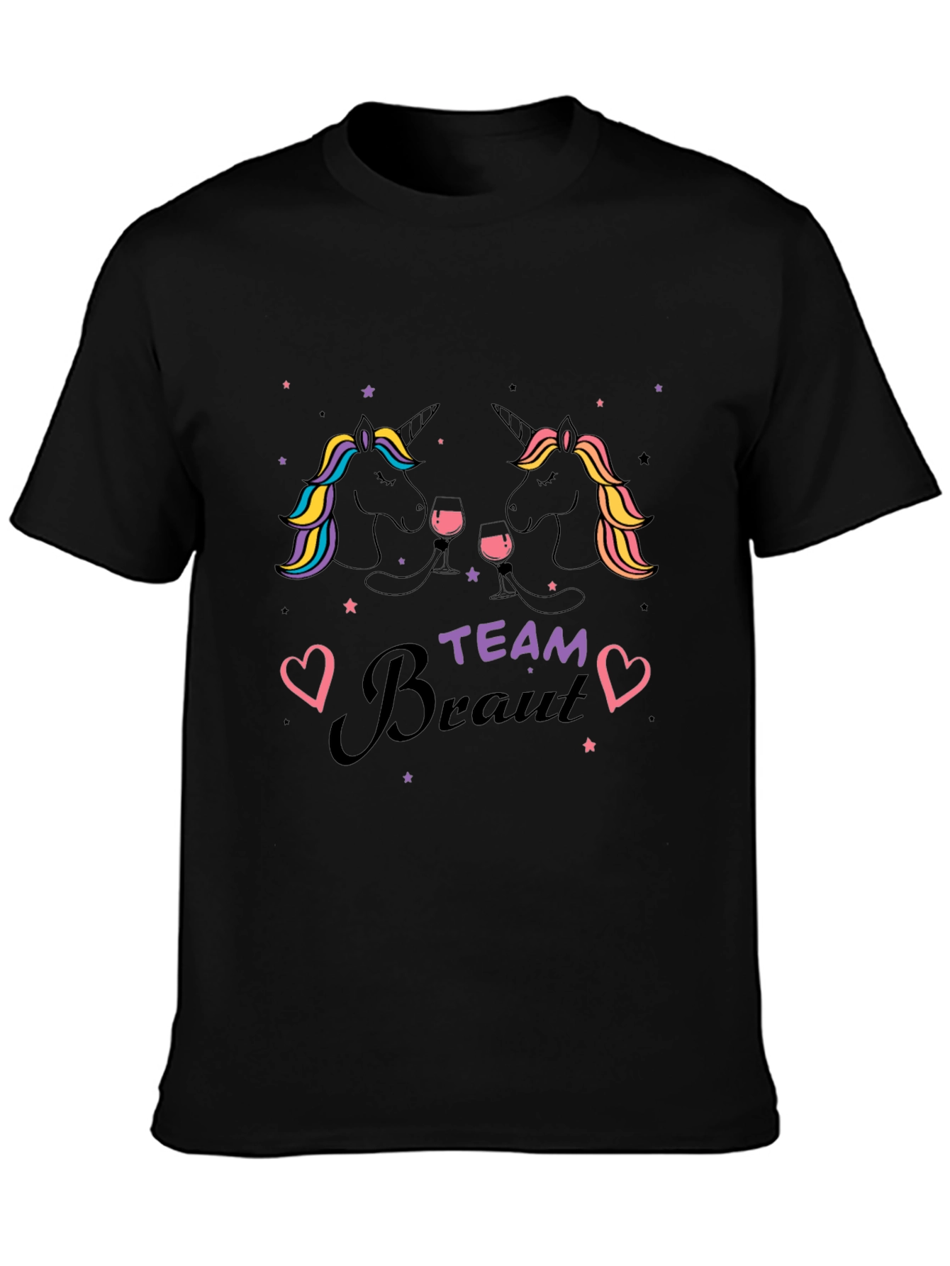 Team Braut Unicorn T-Shirt