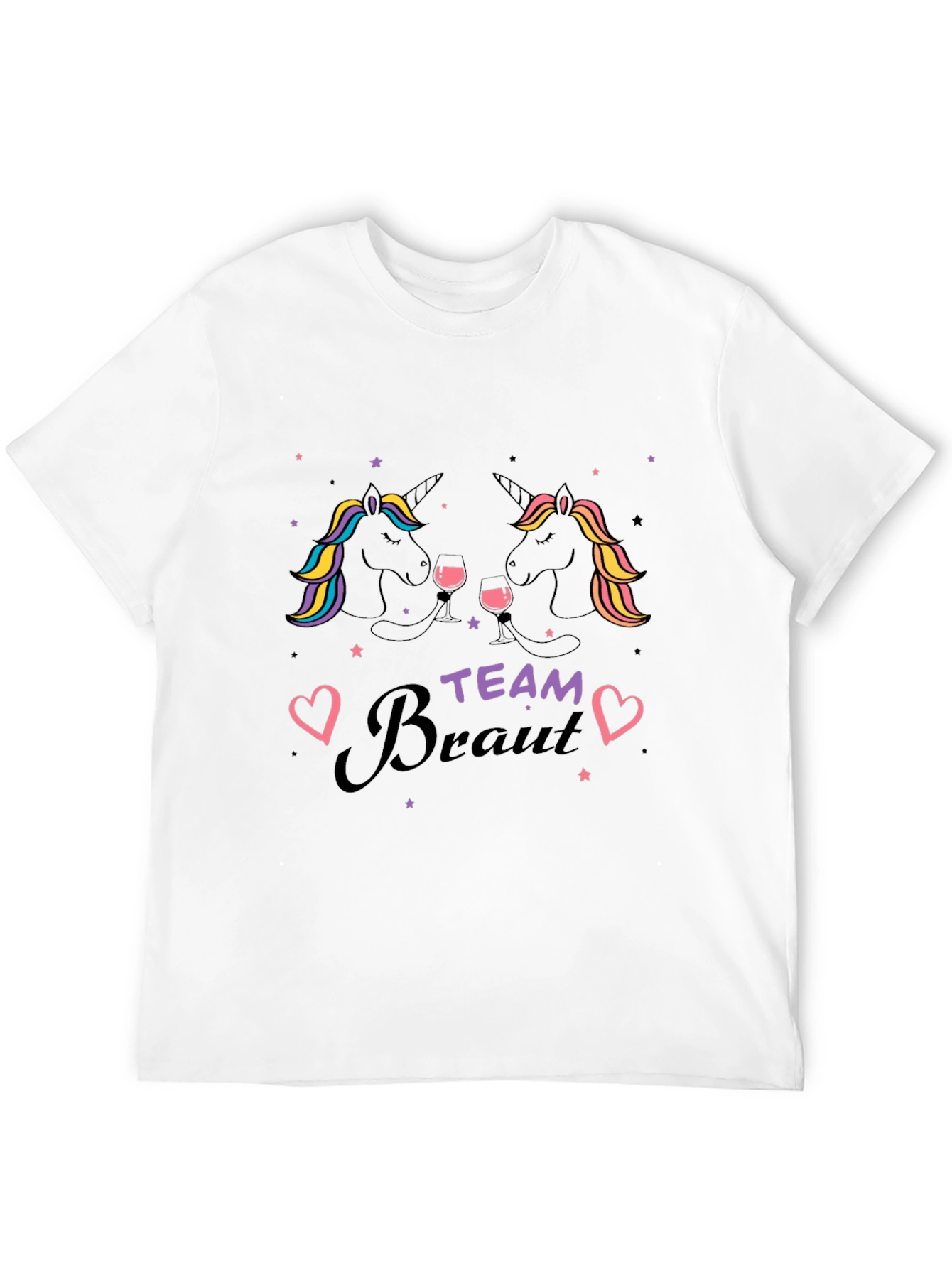 Team Braut Unicorn T-Shirt