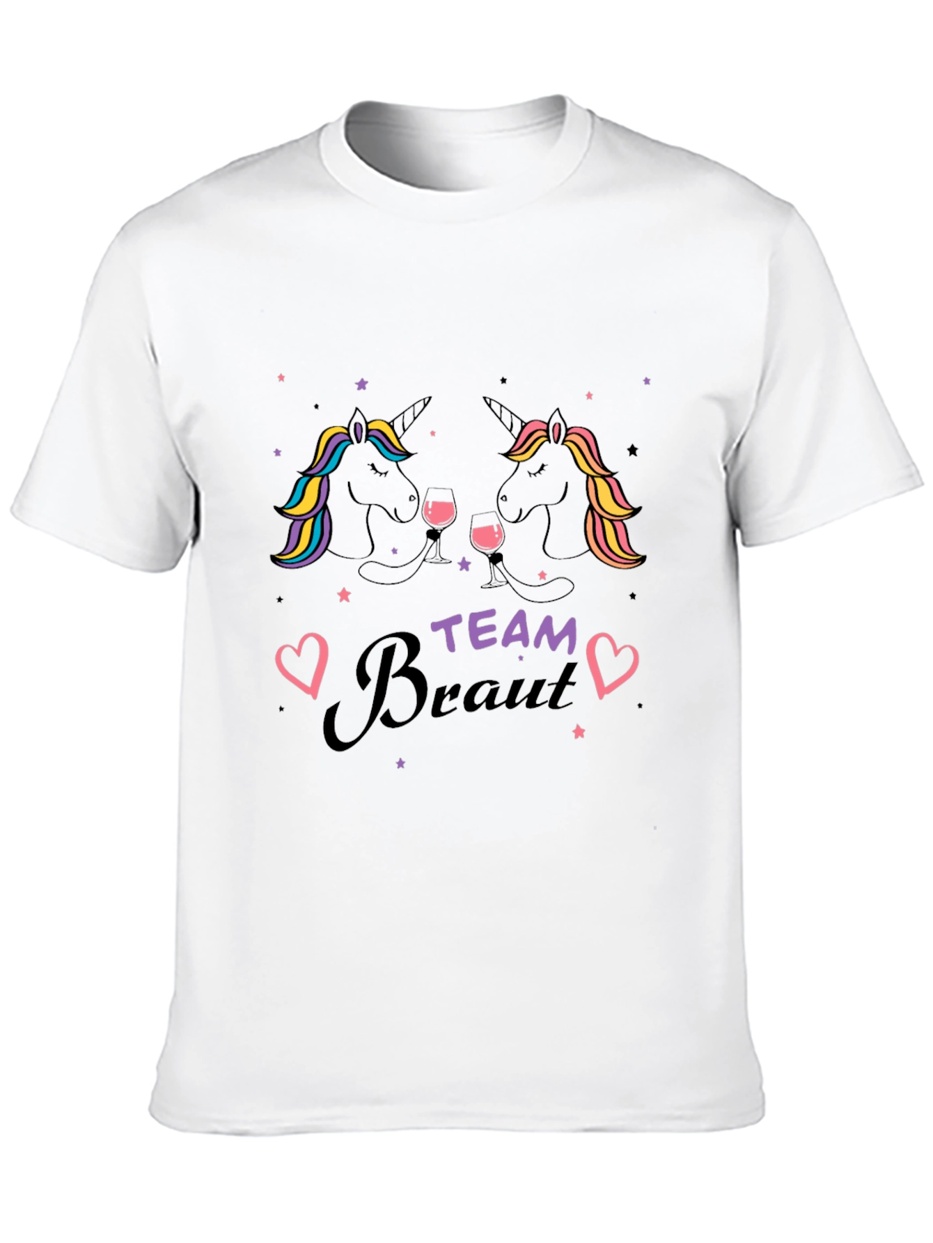 Team Braut Unicorn T-Shirt
