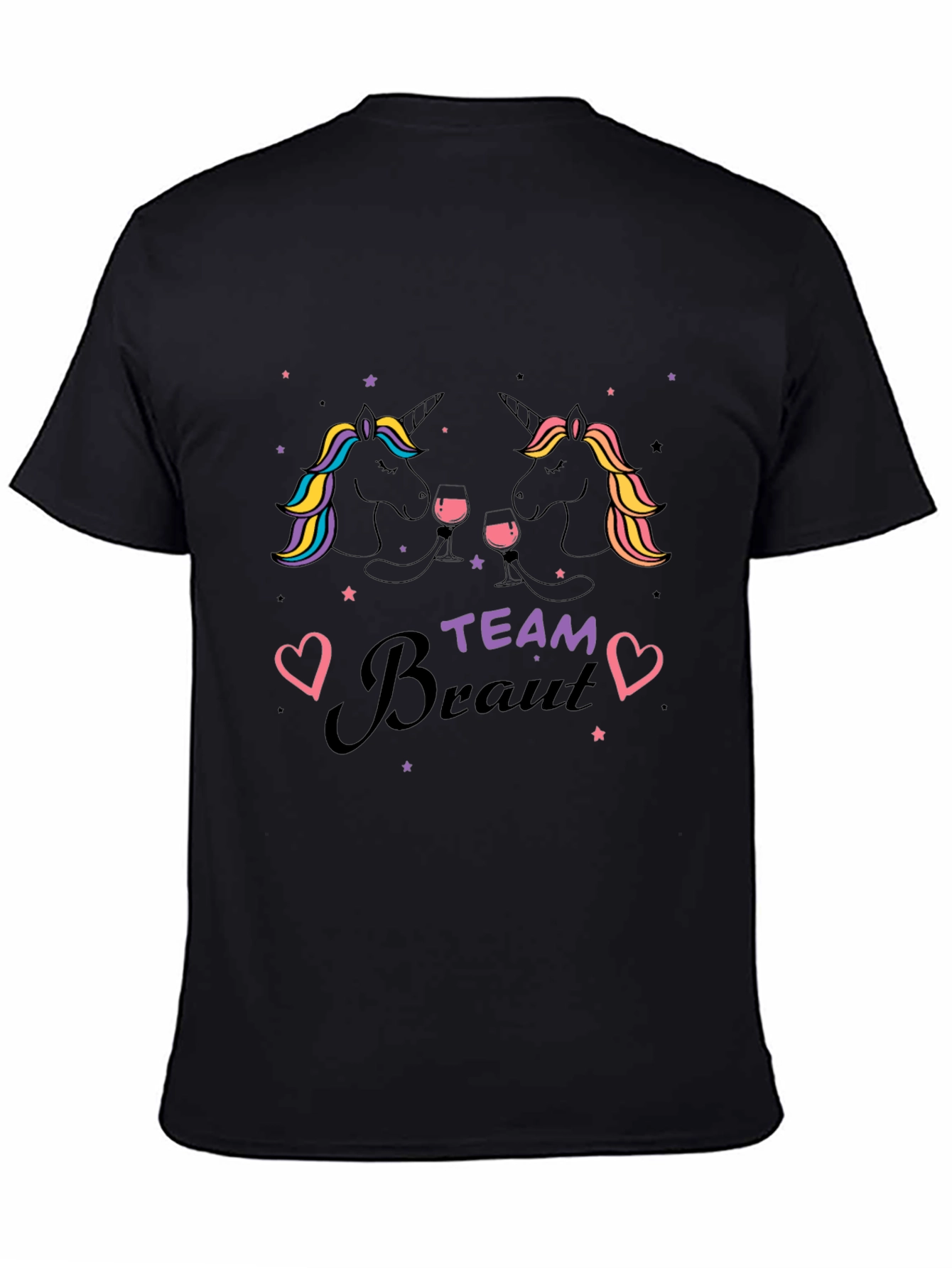Team Braut Unicorn T-Shirt
