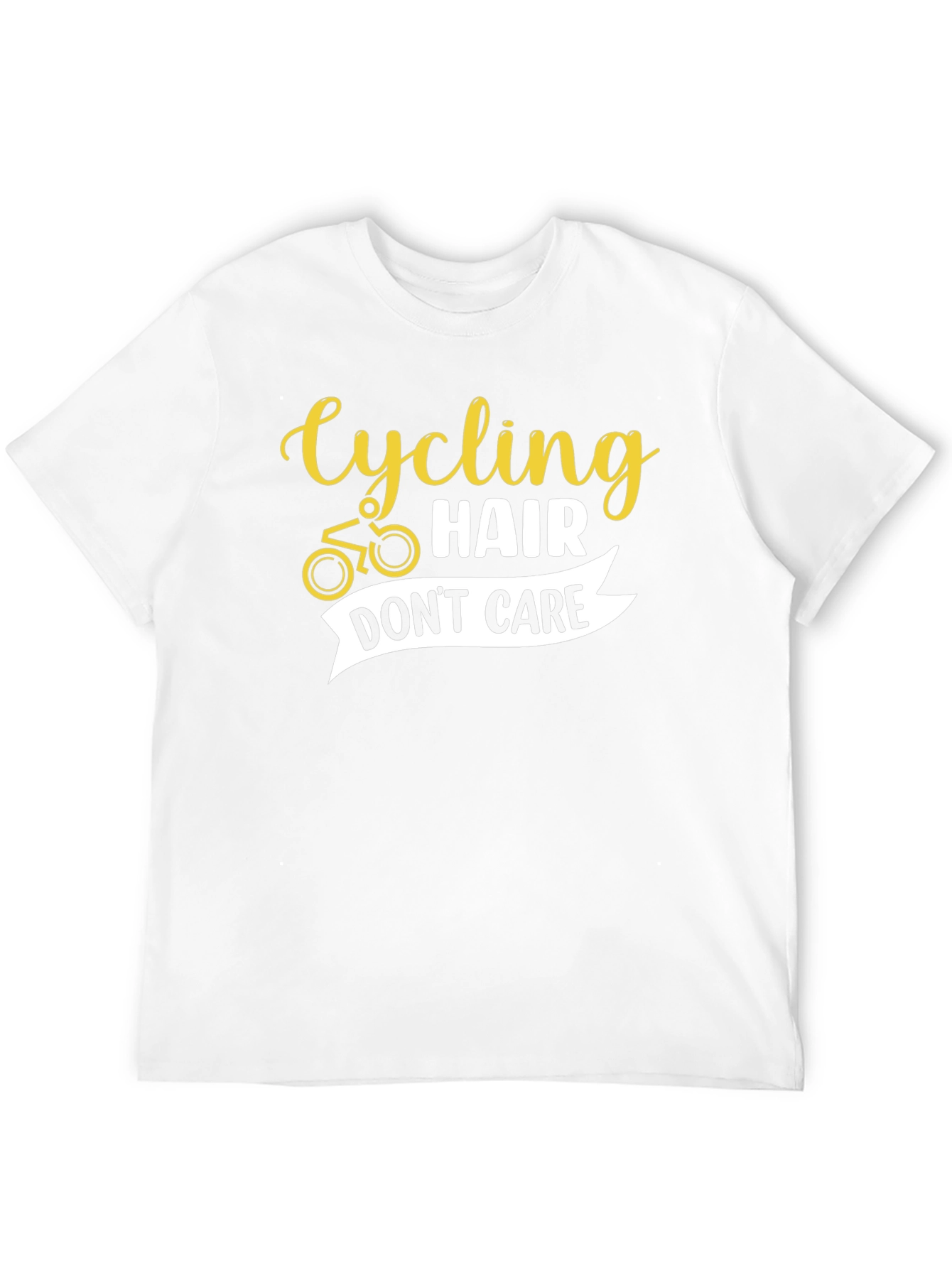 Cycling Hair Dont Care Graphic Tee
