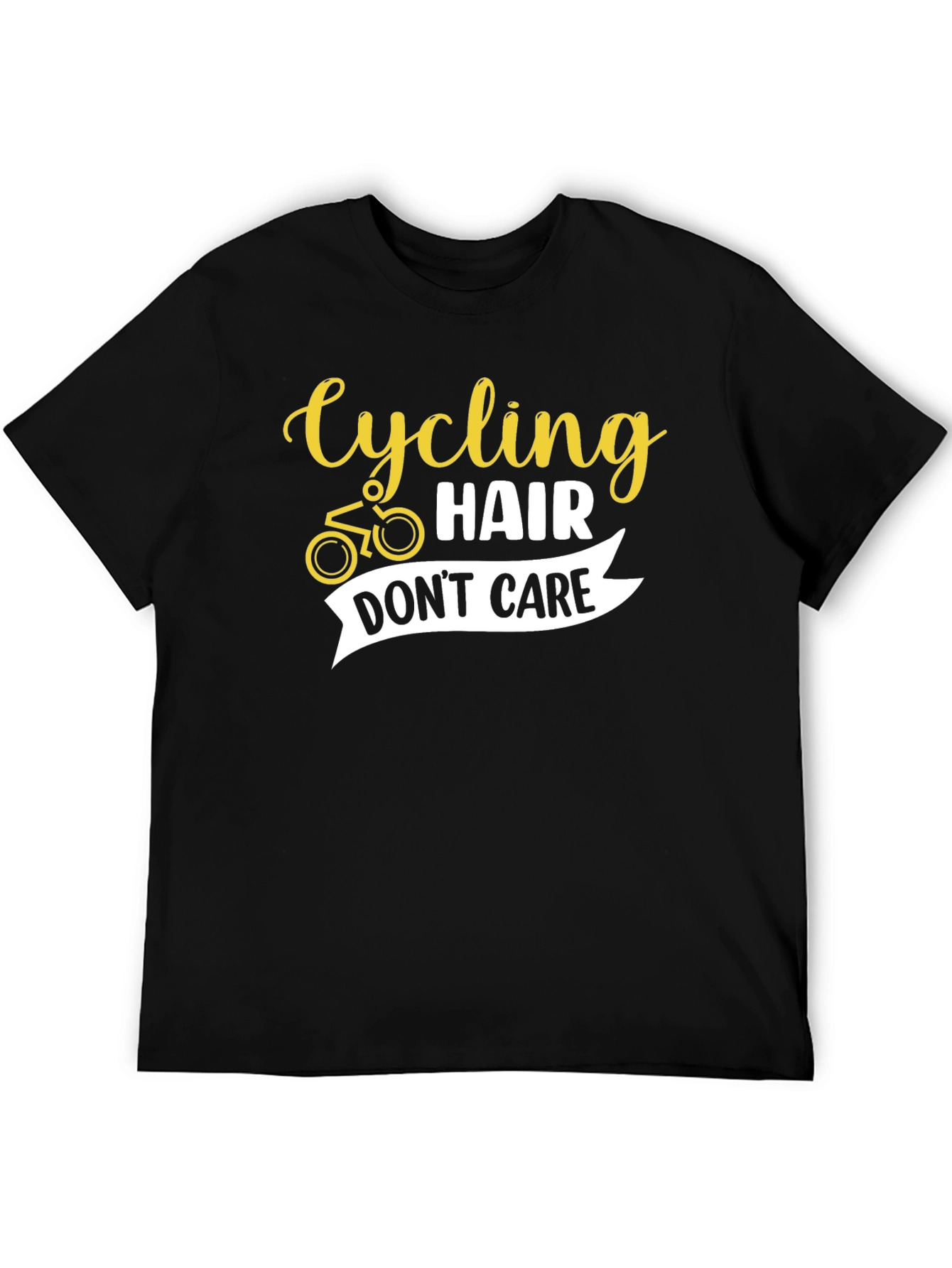 Cycling Hair Dont Care Graphic Tee
