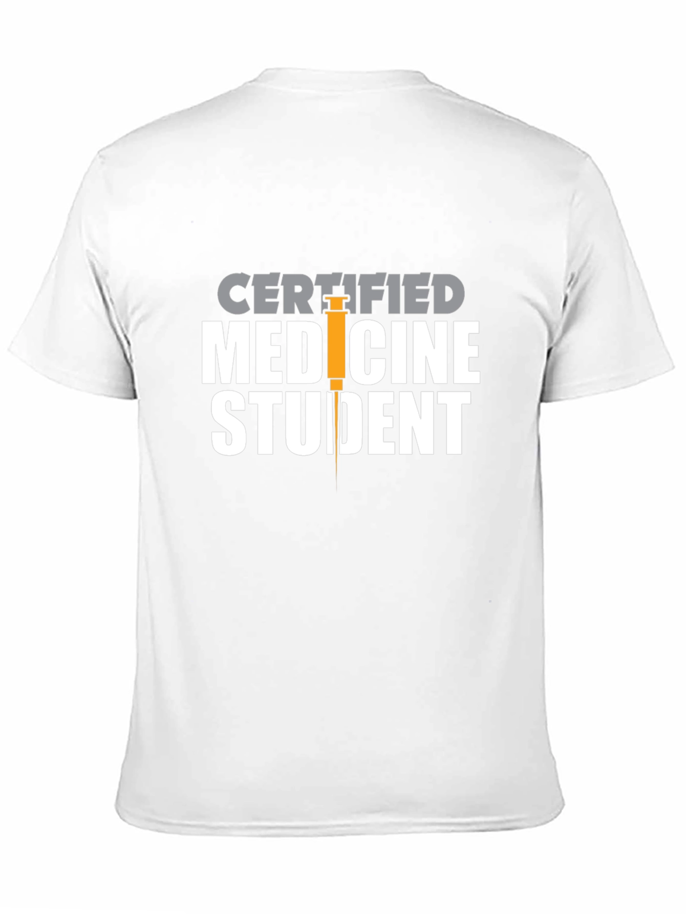 Certified Medicine Student T-Shirt - Black