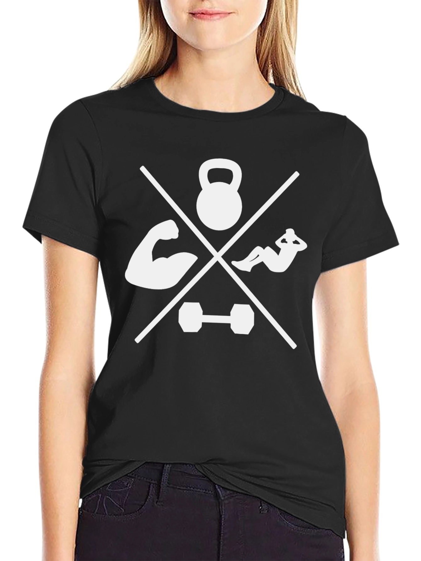 Fitness Motivation Black T-Shirt
