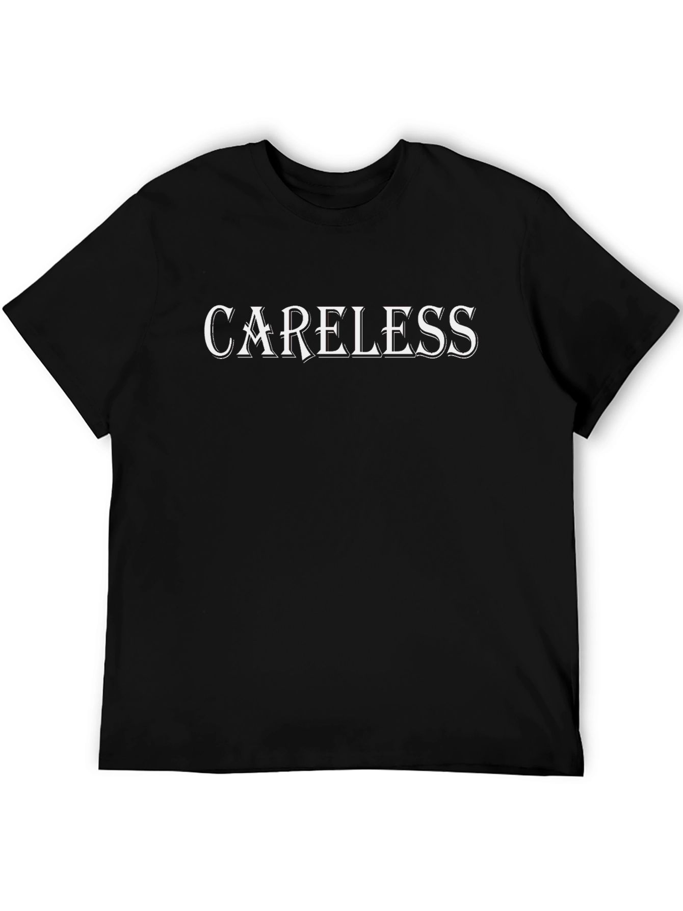 Careless Graphic Tee - Black