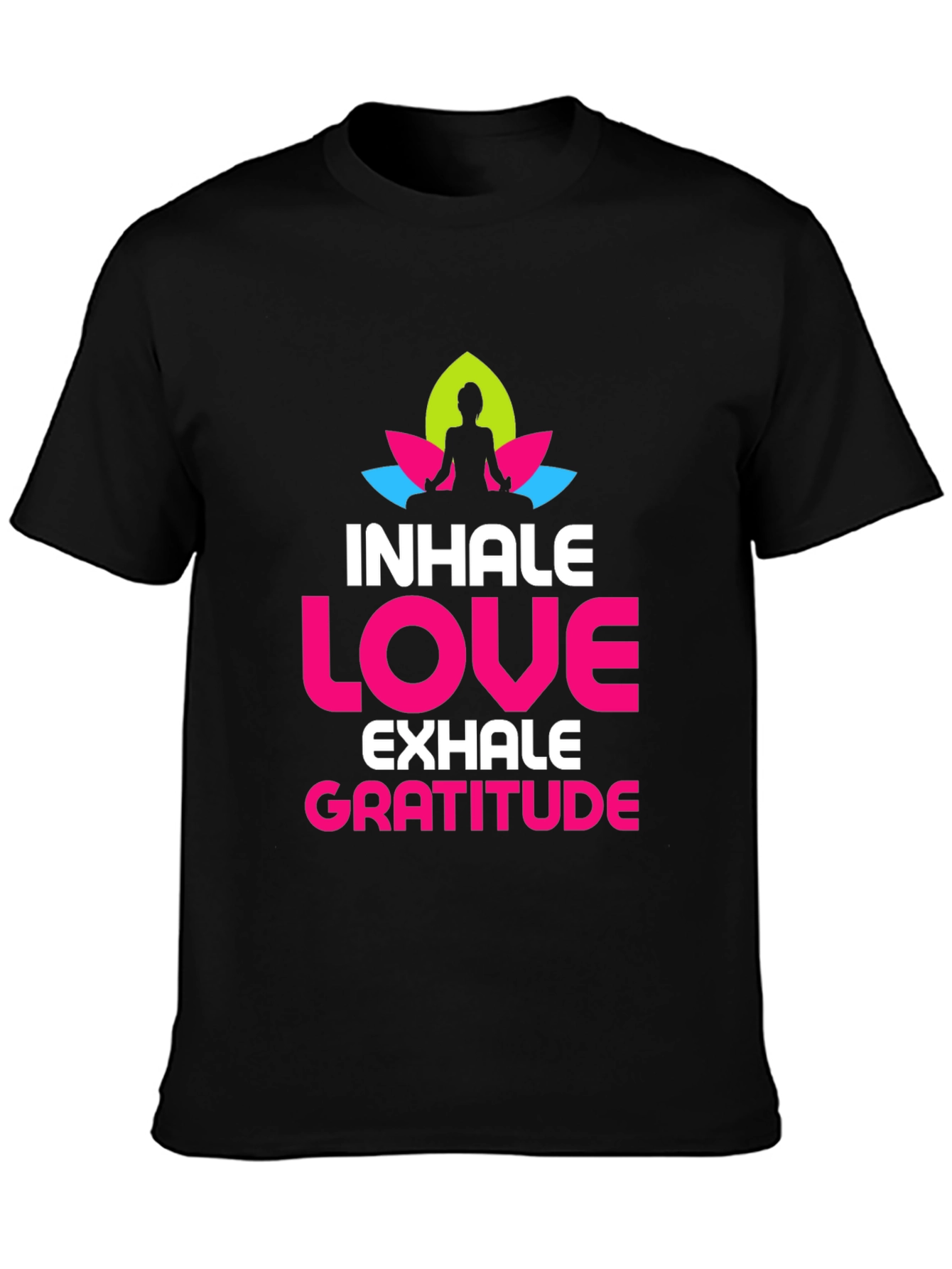 Inhale Love Gratitude Graphic T-Shirt