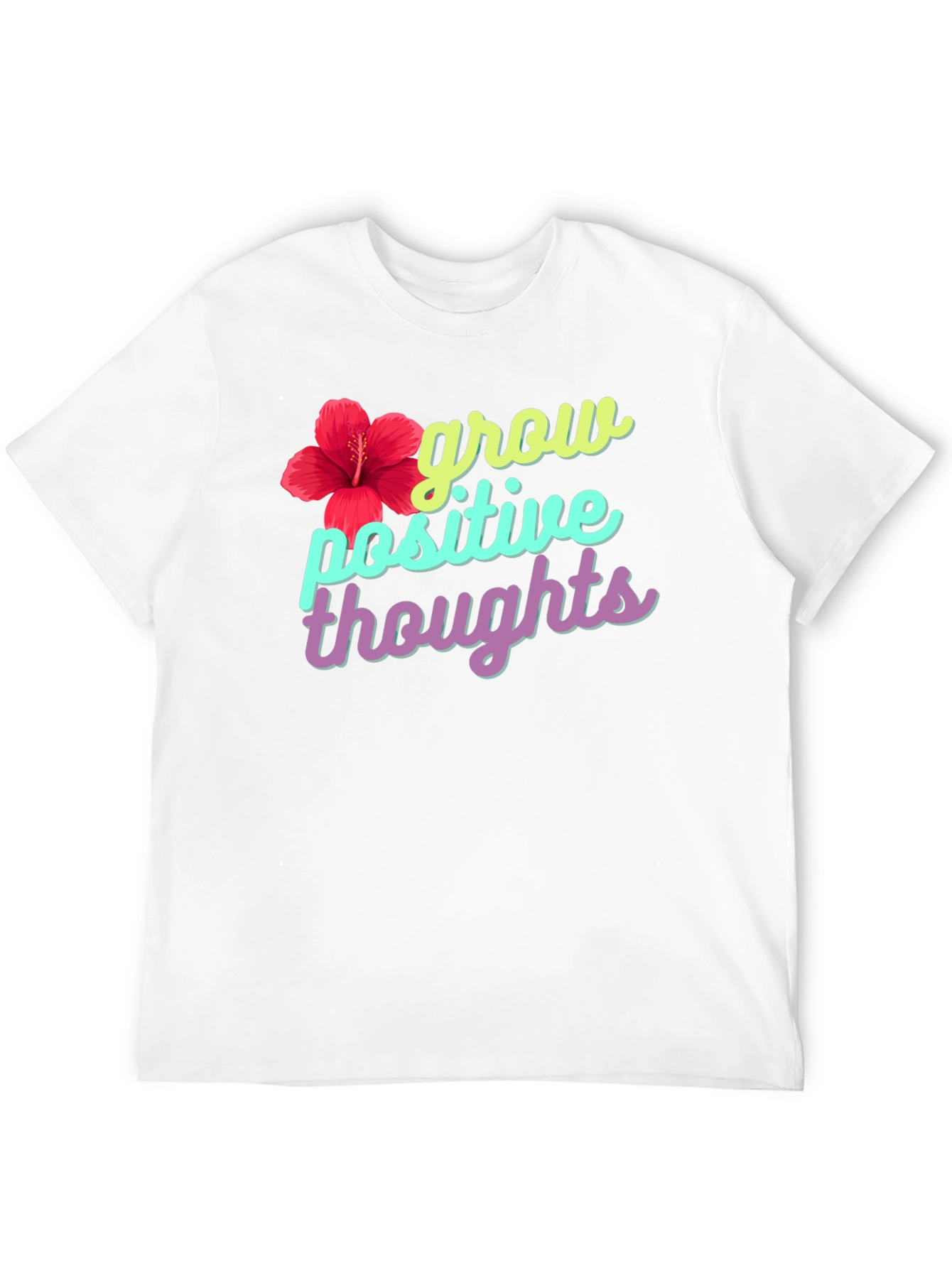 Grow Positive Thoughts Graphic Tee