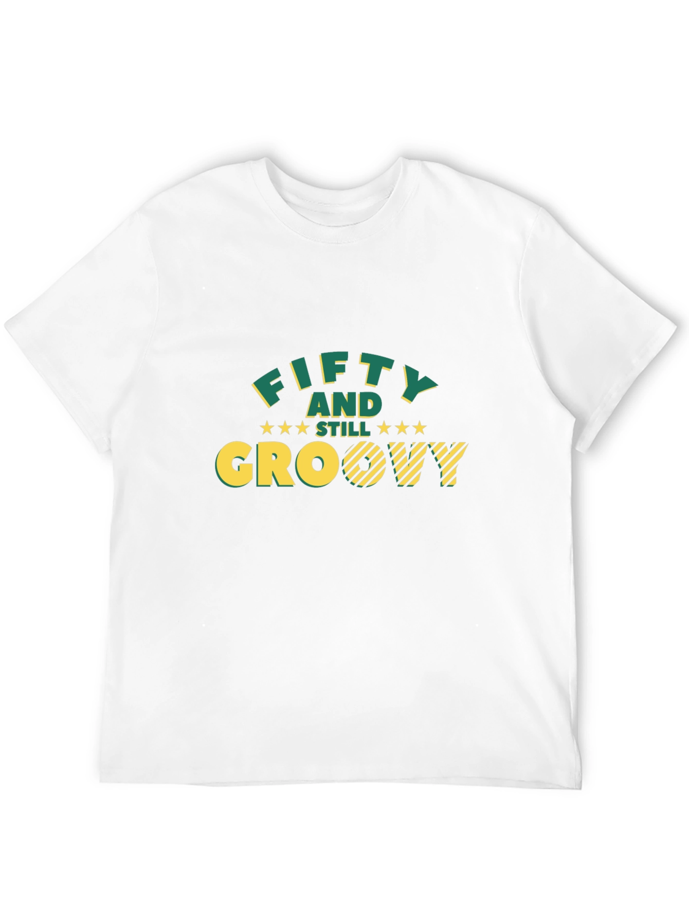 Fifty and Still Groovy Black Graphic Tee
