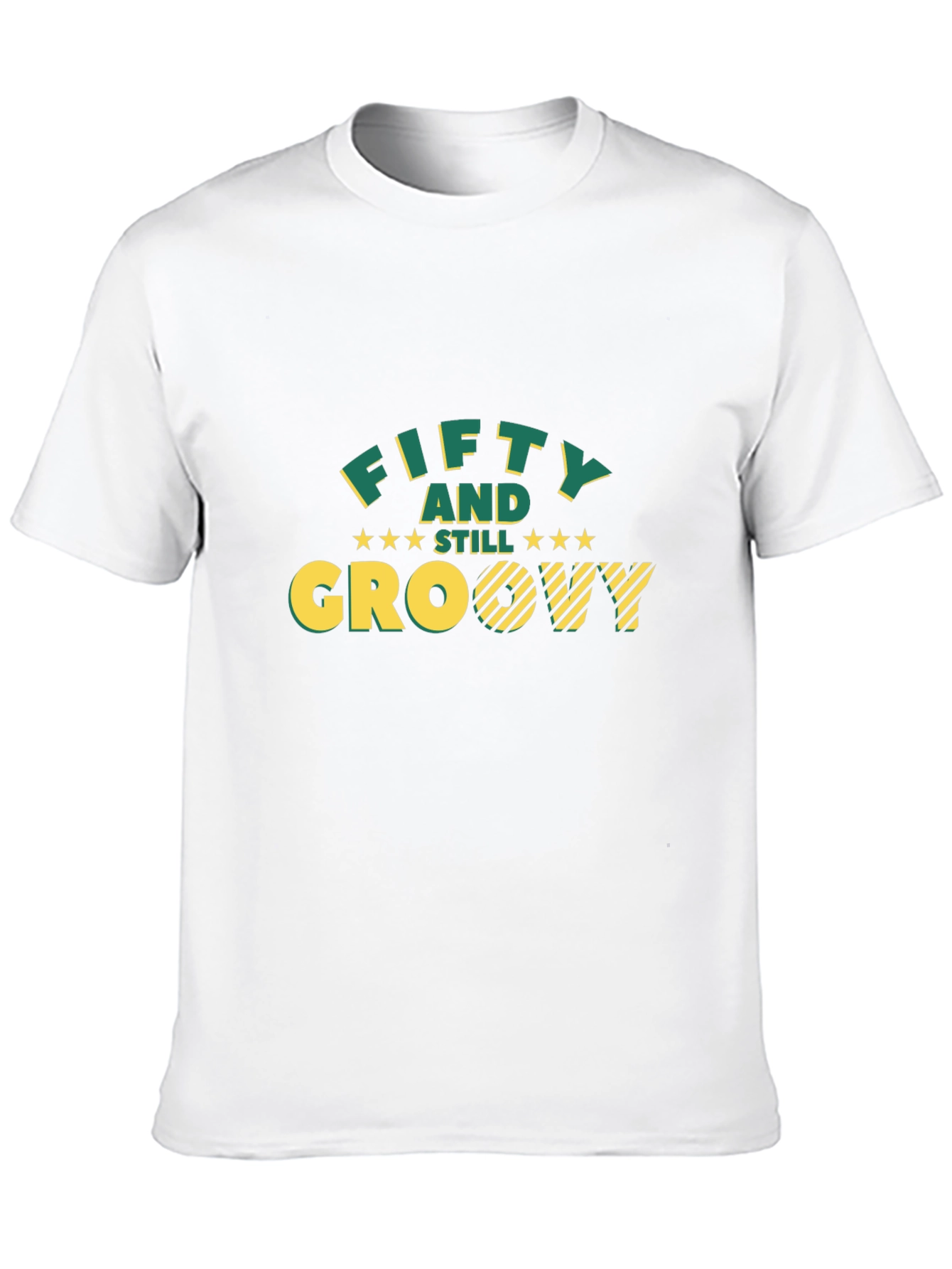 Fifty and Still Groovy Black Graphic Tee