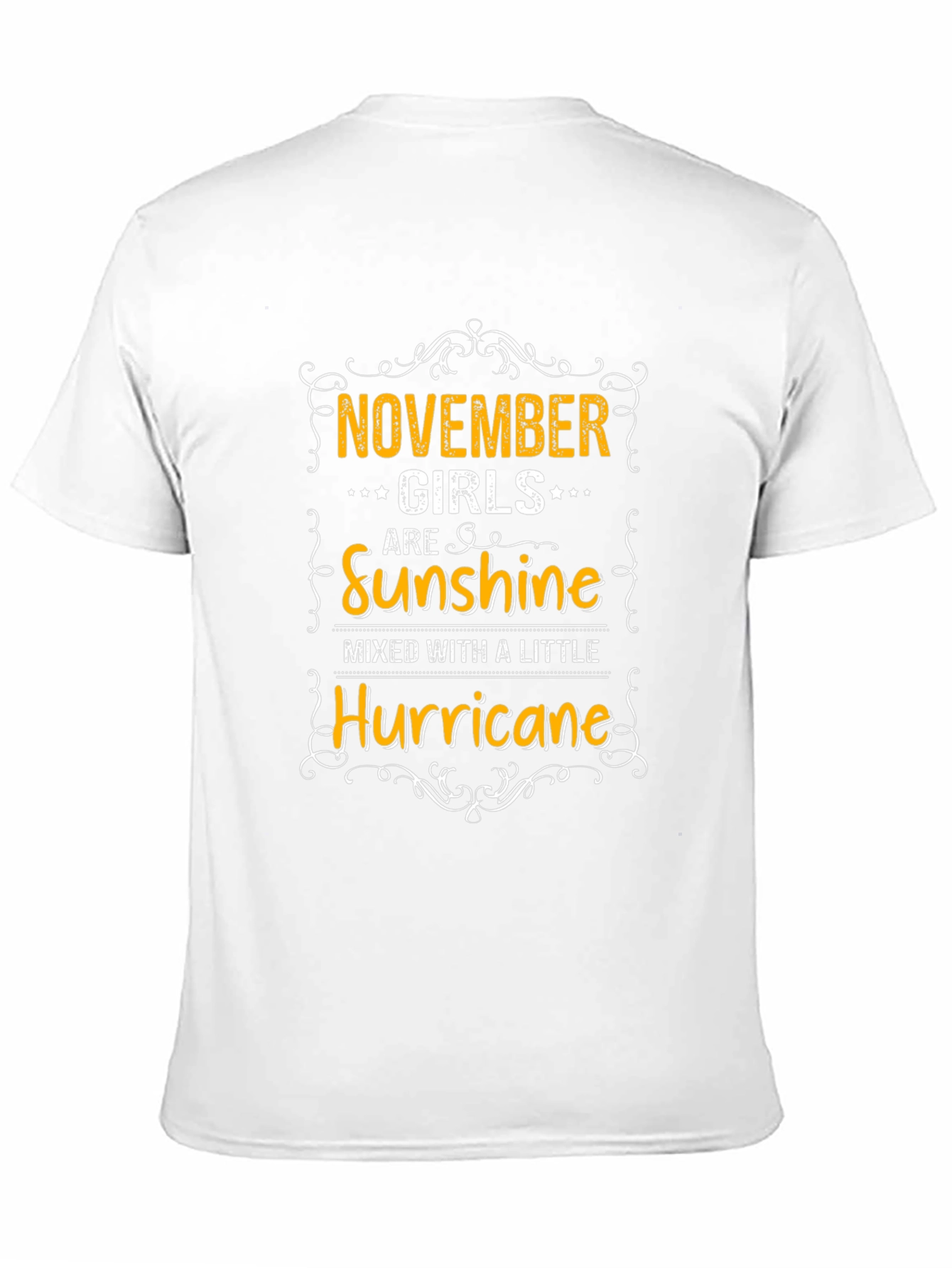 November Girls Sunshine and Hurricane Black T-Shirt