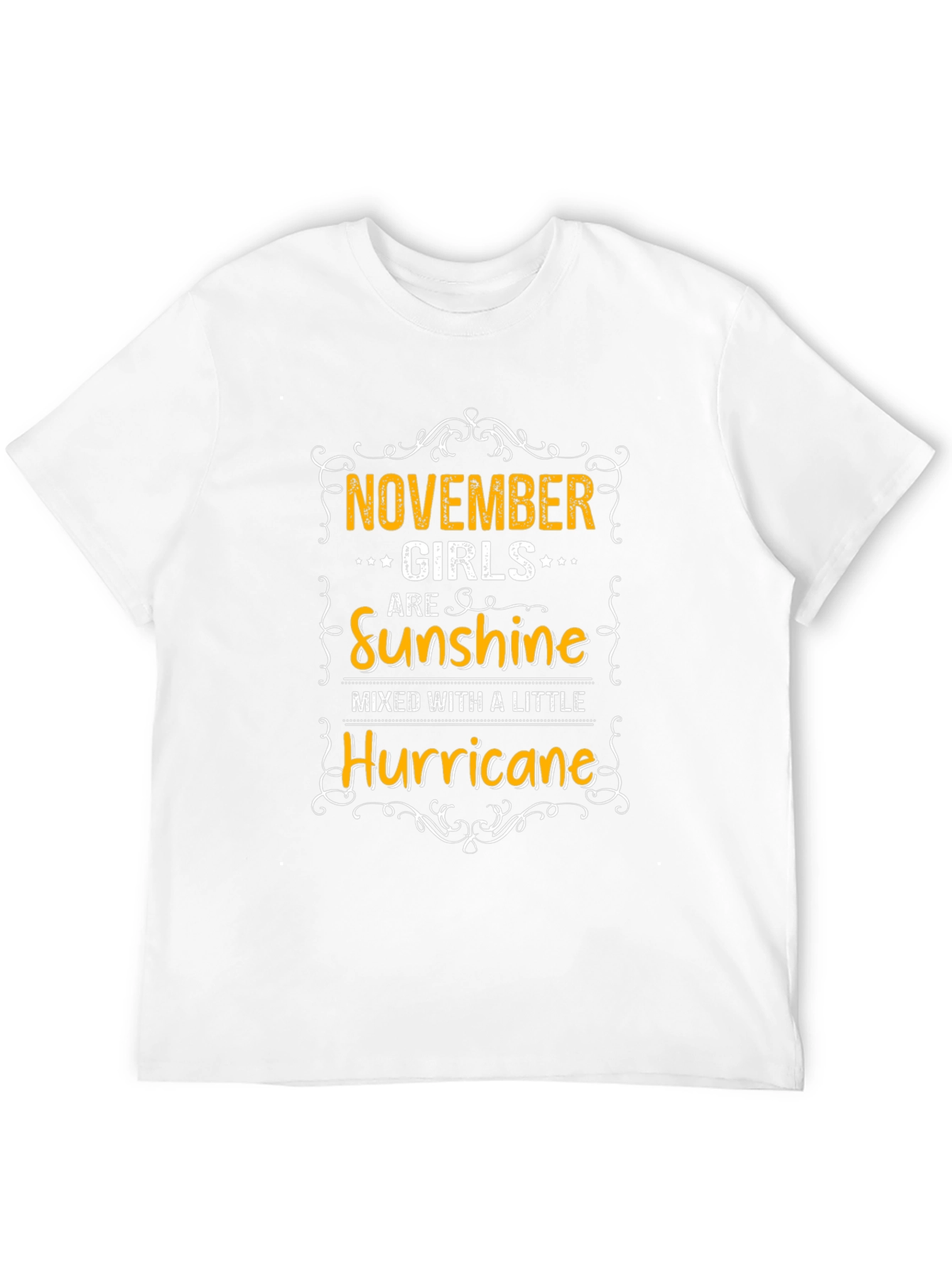 November Girls Sunshine and Hurricane Black T-Shirt