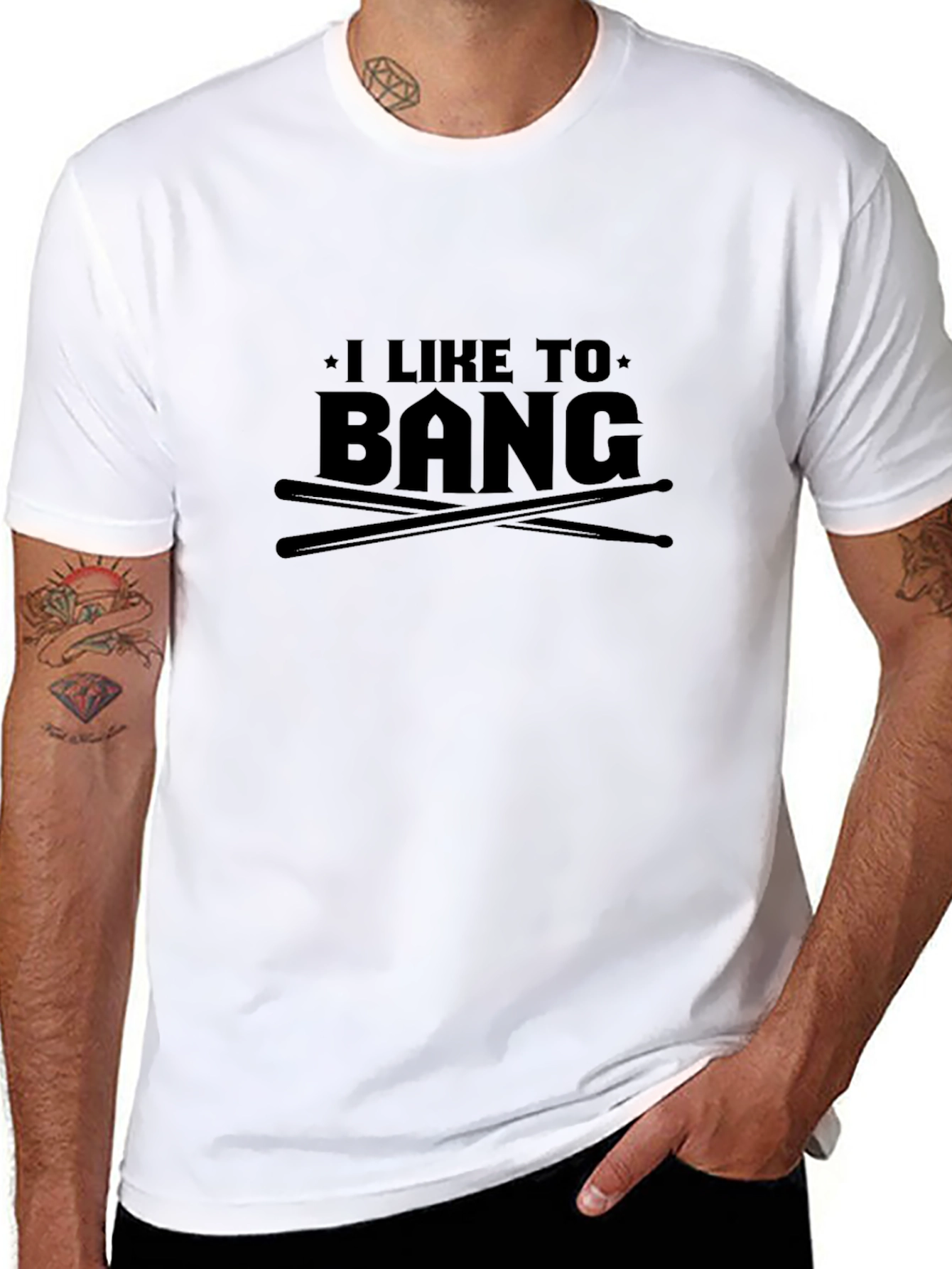 I Like to Bang Drummer T-Shirt