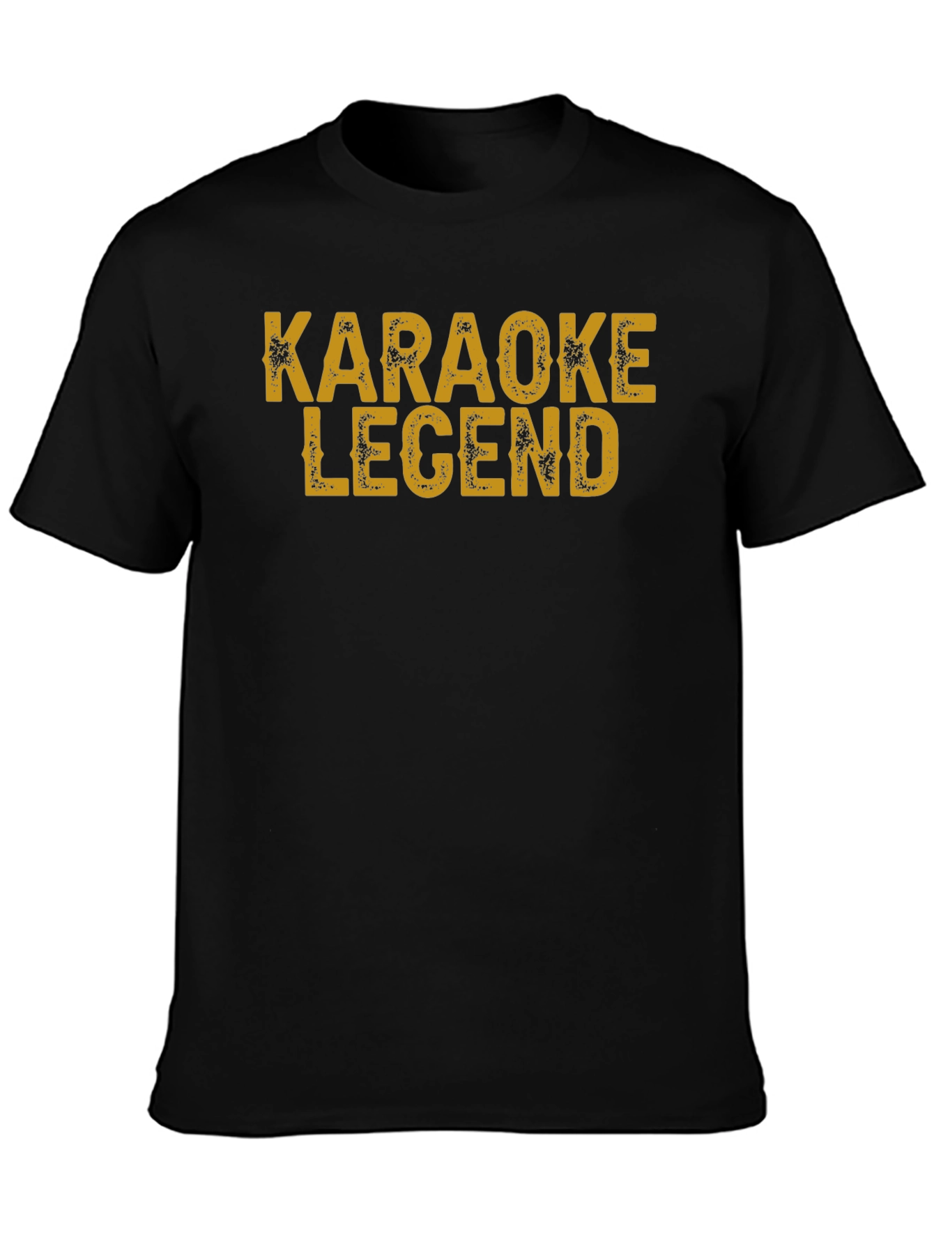 Karaoke Legend Black T-Shirt - Fun Sing-Along Apparel
