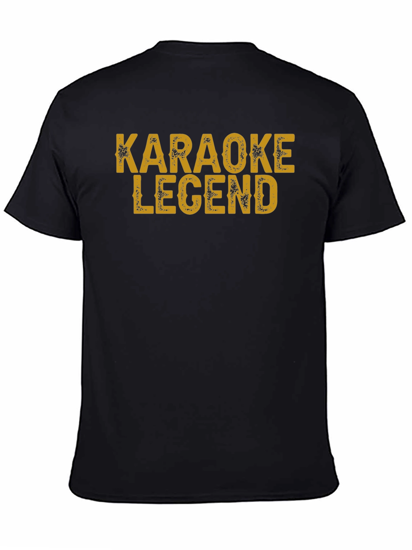 Karaoke Legend Black T-Shirt - Fun Sing-Along Apparel