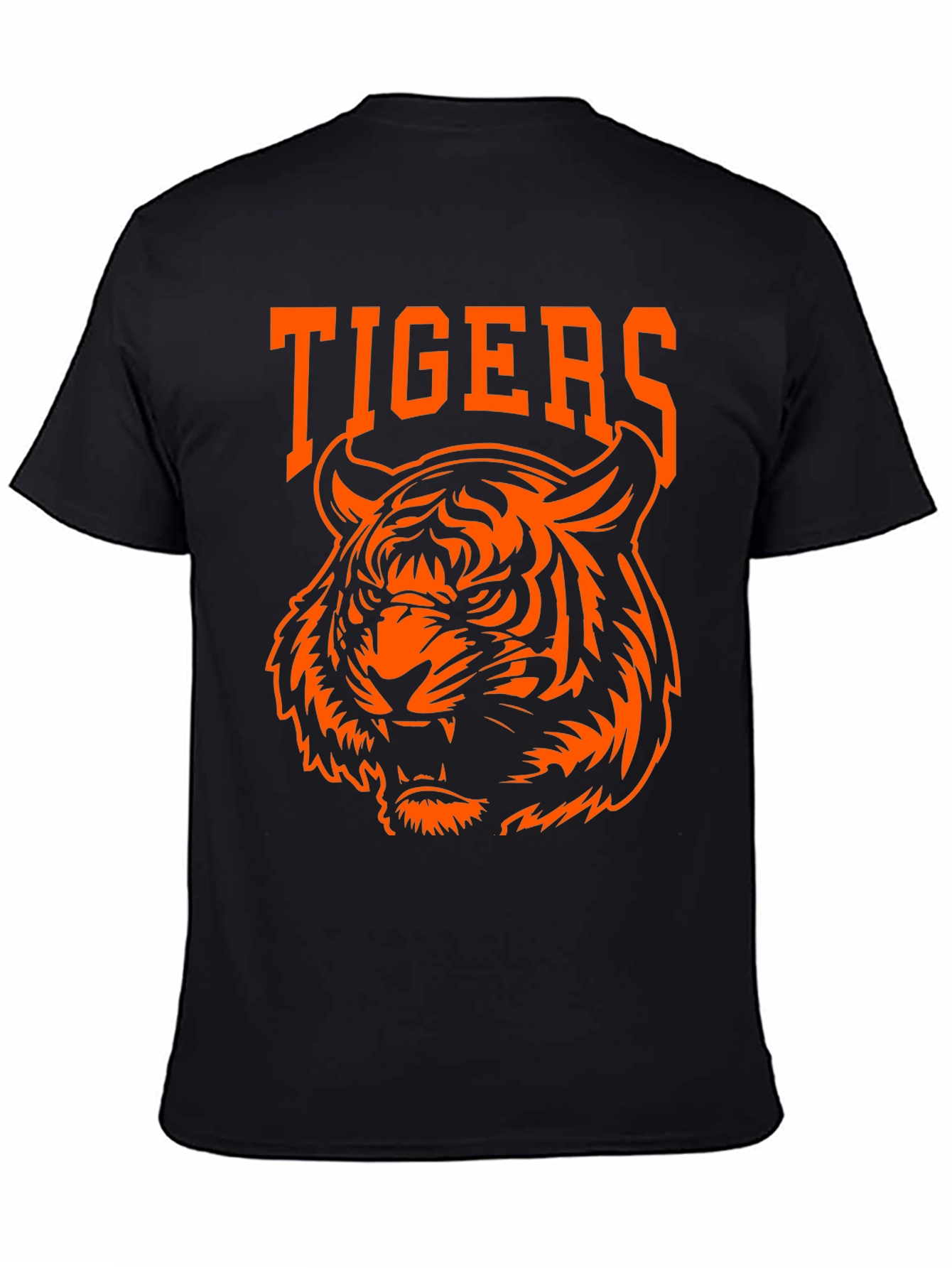 Tigers Graphic Tee - Bold Orange Design