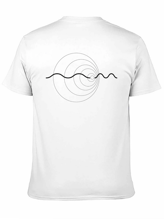 Abstract Graphic Black T-Shirt