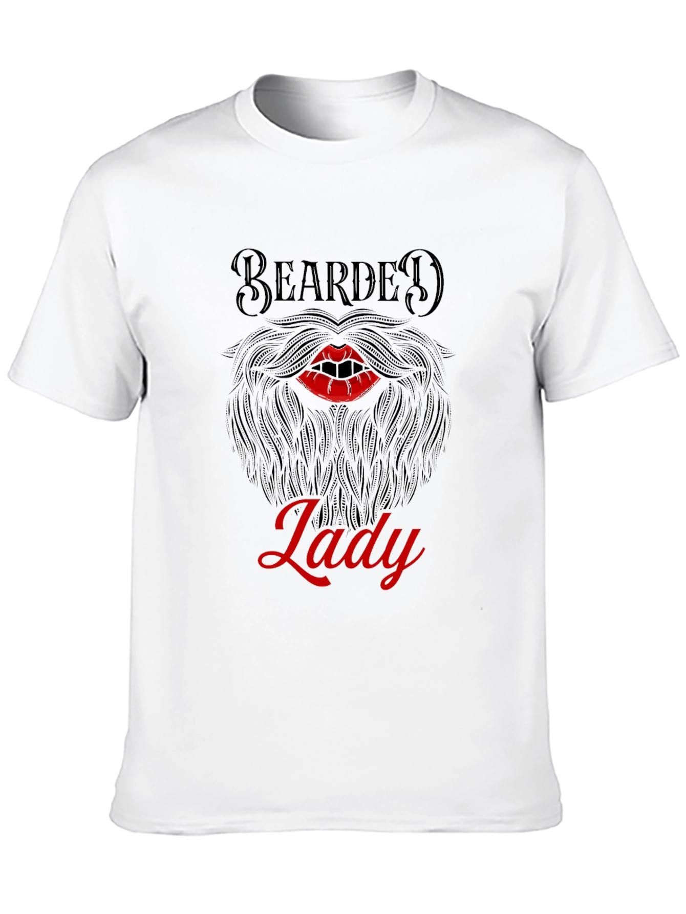 Bearded Lady Graphic Tee - Unisex Novelty Shirt