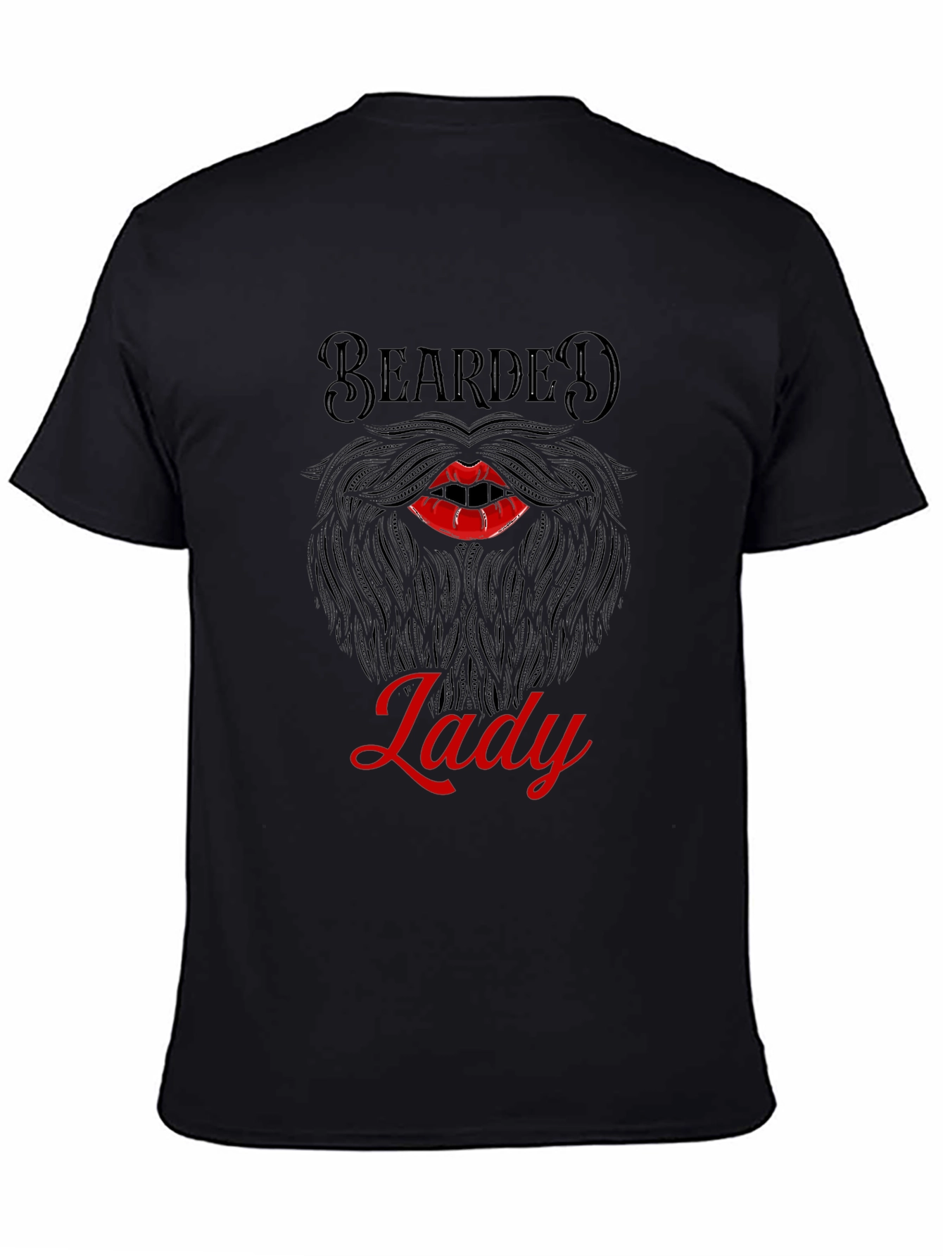 Bearded Lady Graphic Tee - Unisex Novelty Shirt
