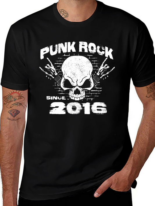 Punk Rock Skull T-Shirt - Since 2016