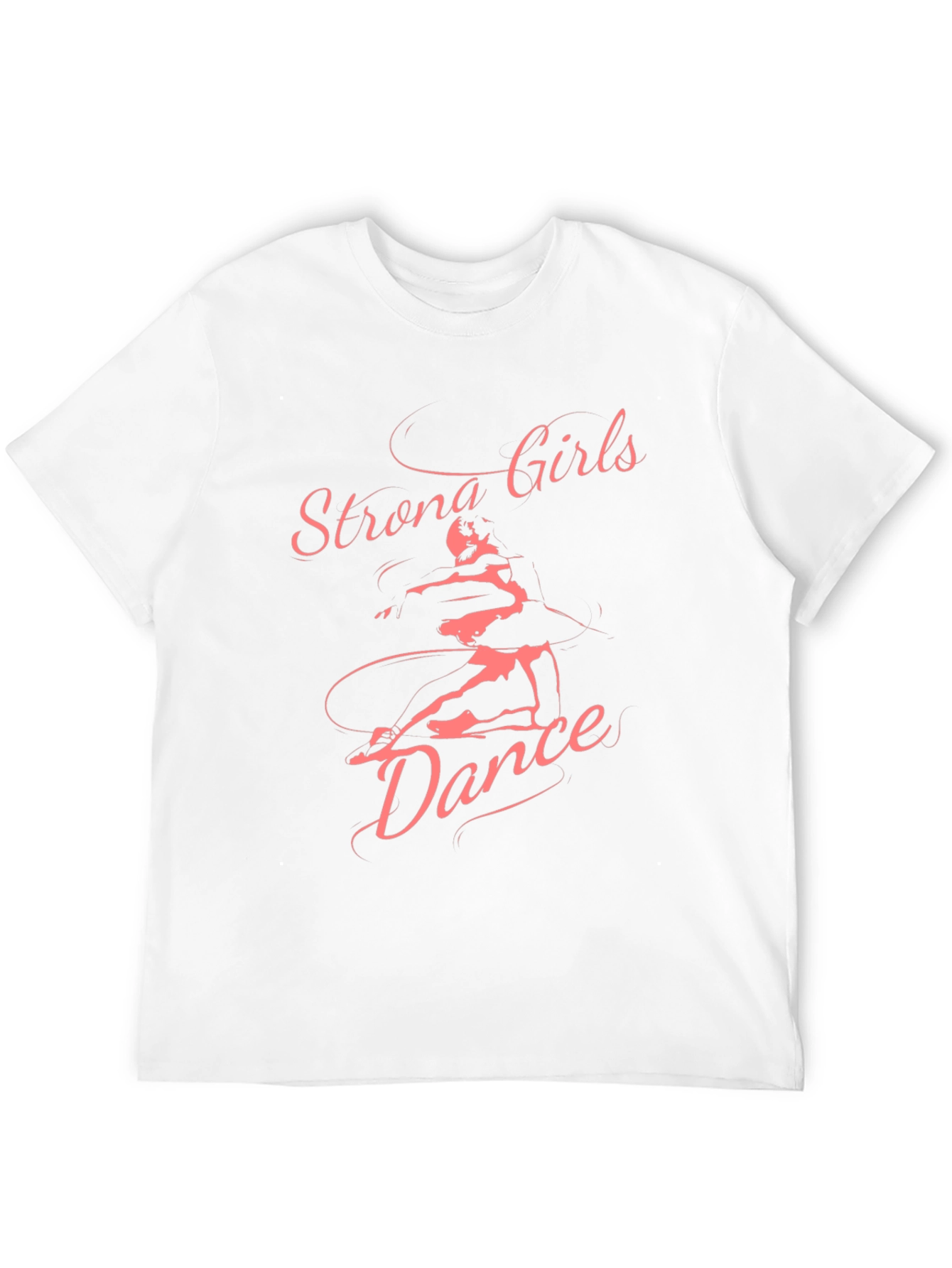 Strong Girls Dance Graphic Tee - Black Cotton T-Shirt