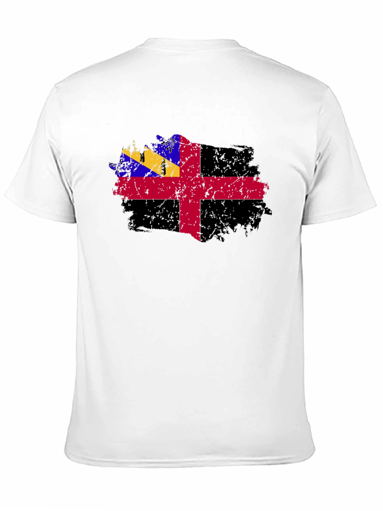Grunge Herm Flag T-Shirt - Mens Graphic Tee