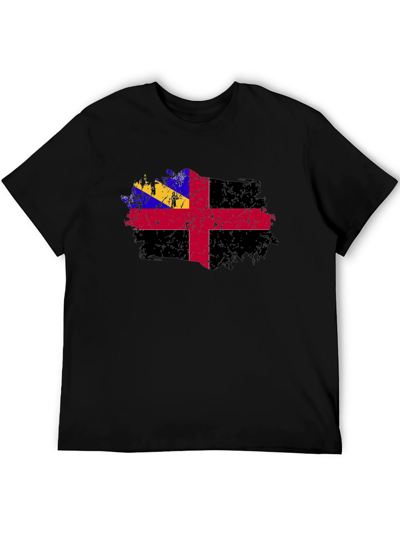 Grunge Herm Flag T-Shirt - Mens Graphic Tee