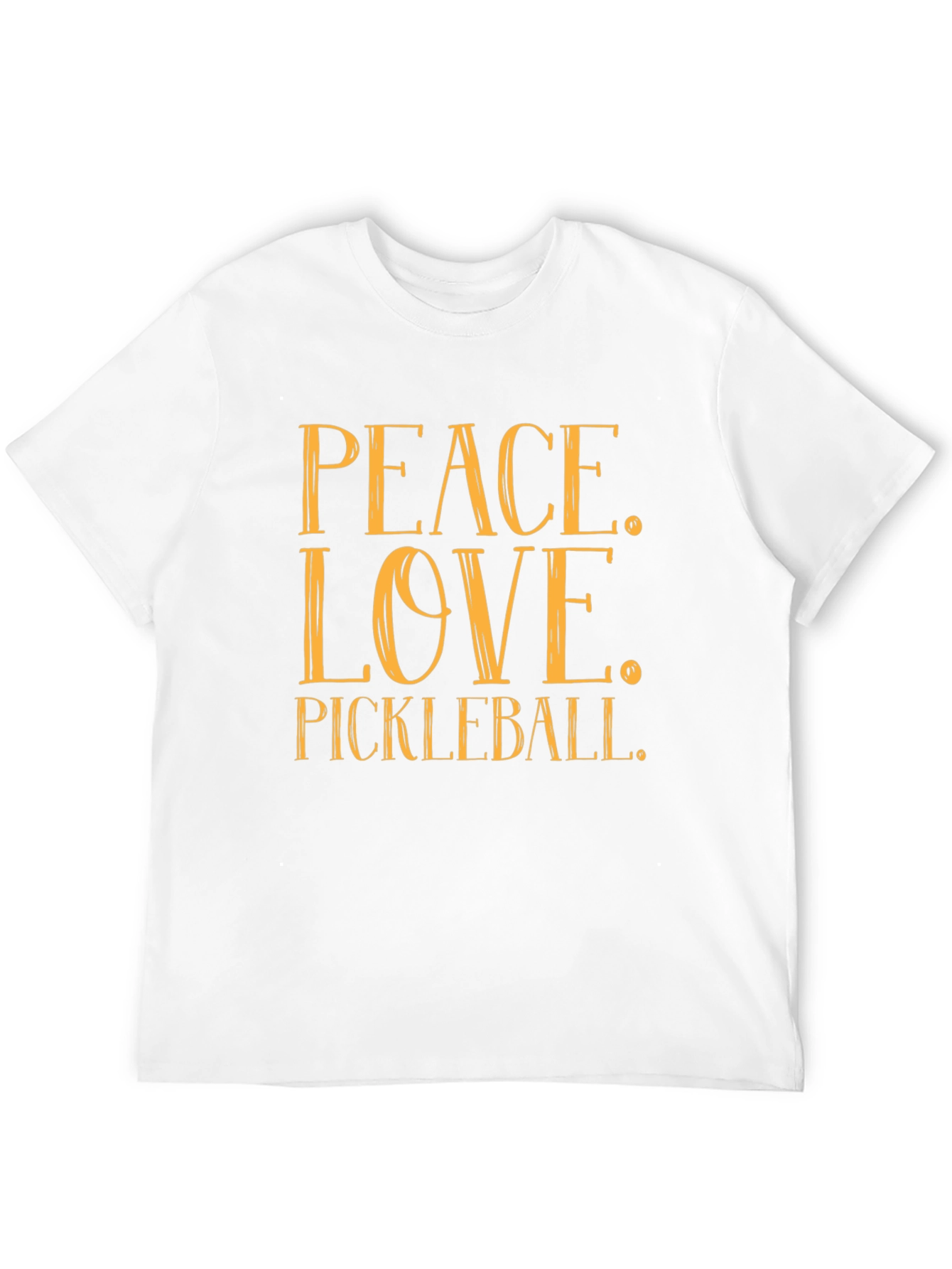 Peace Love Pickleball Graphic T-Shirt