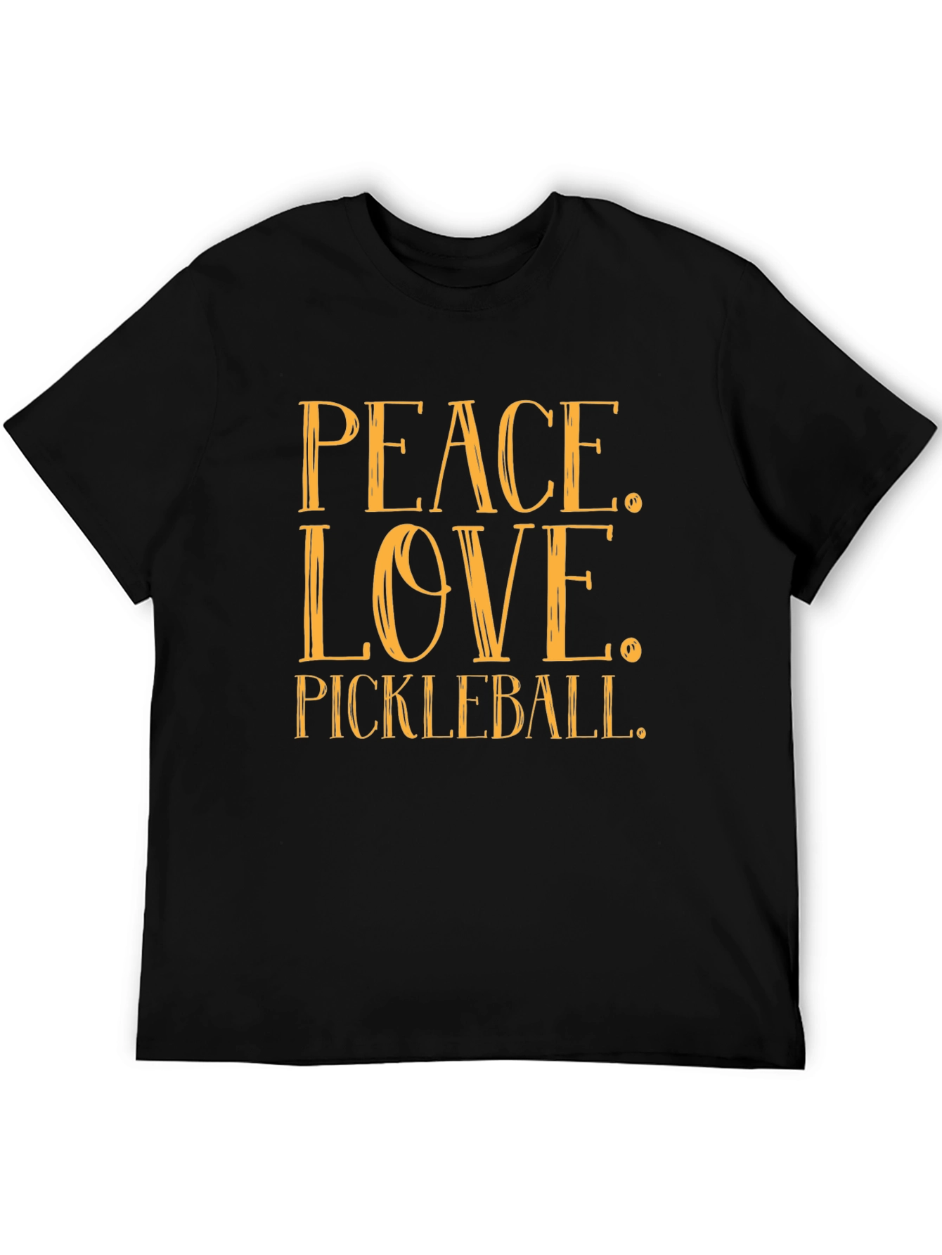 Peace Love Pickleball Graphic T-Shirt