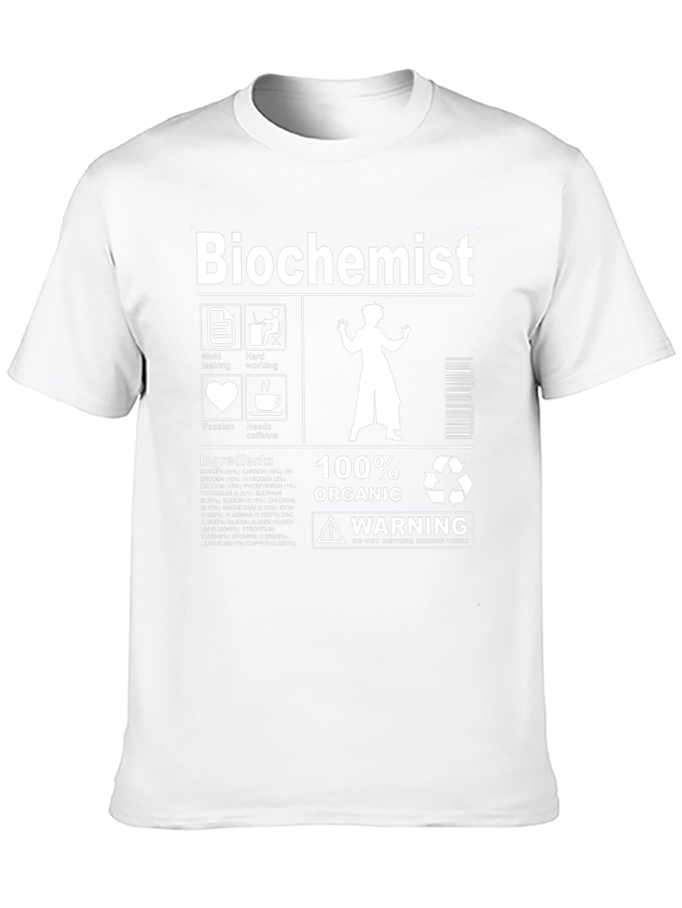 Biochemist T-Shirt: Funny Science Tee