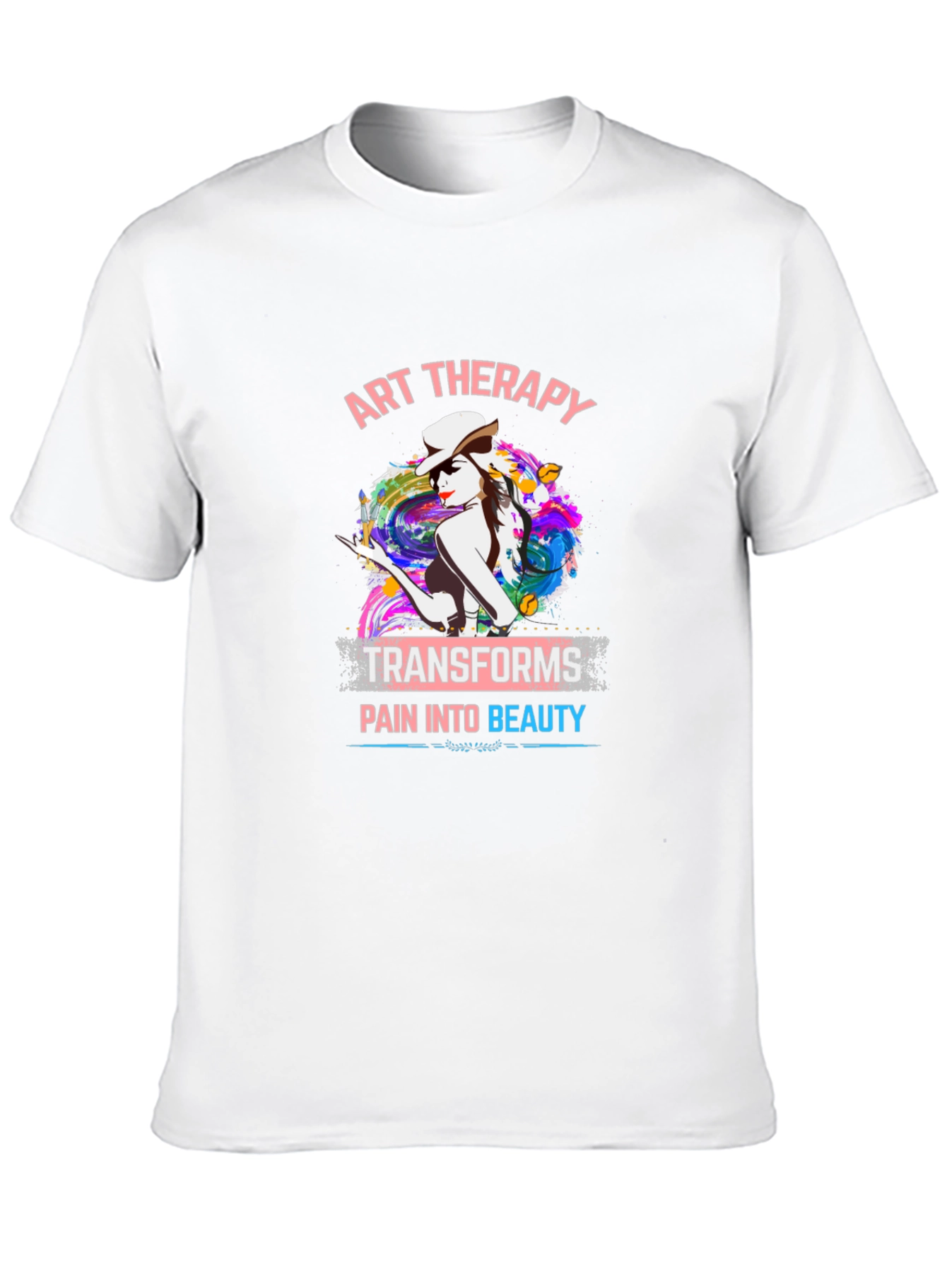 Art Therapy Graphic T-Shirt: Transforms Pain Into Beauty