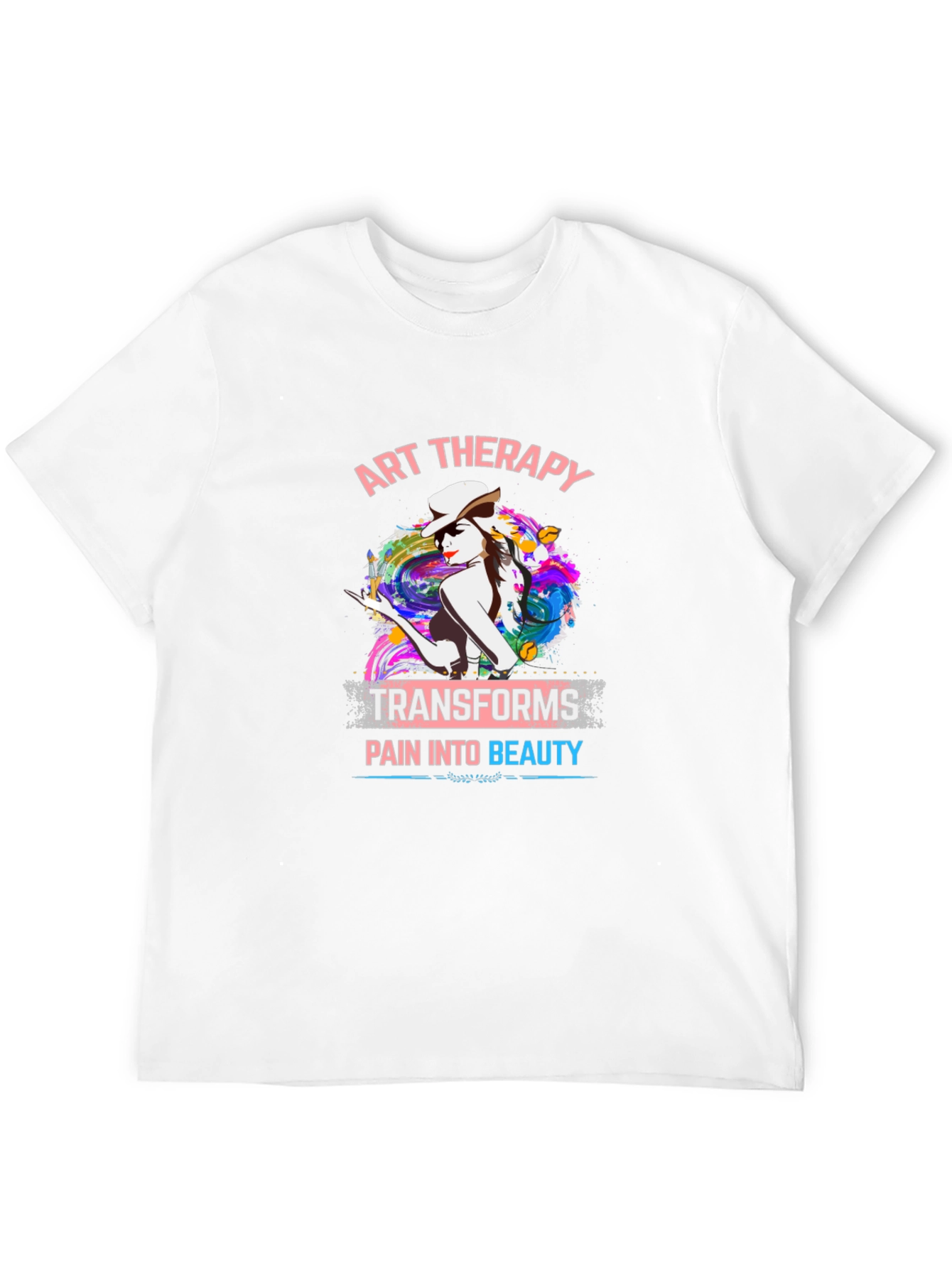 Art Therapy Graphic T-Shirt: Transforms Pain Into Beauty