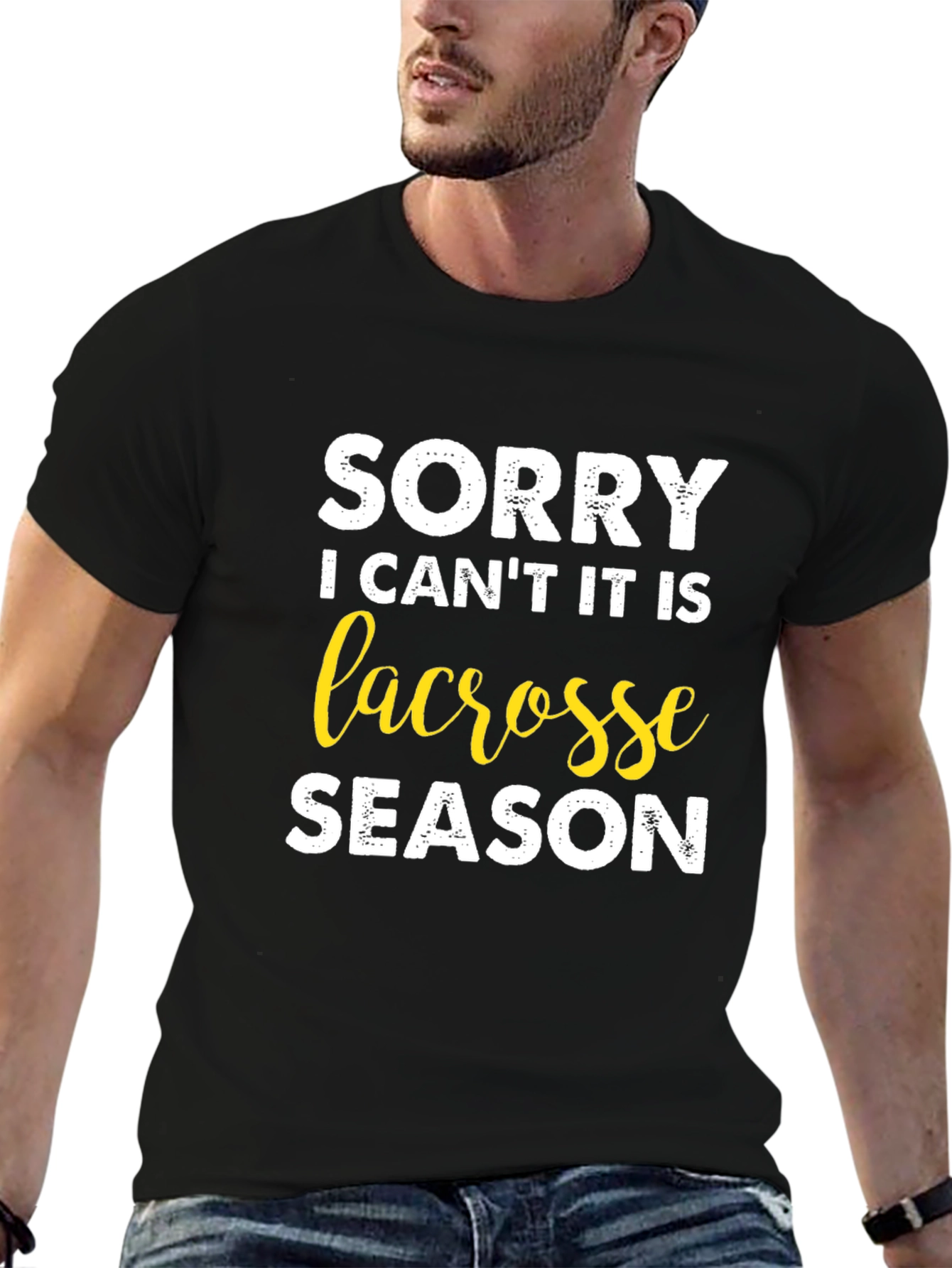 Lacrosse Season T-Shirt - Sorry I Cant