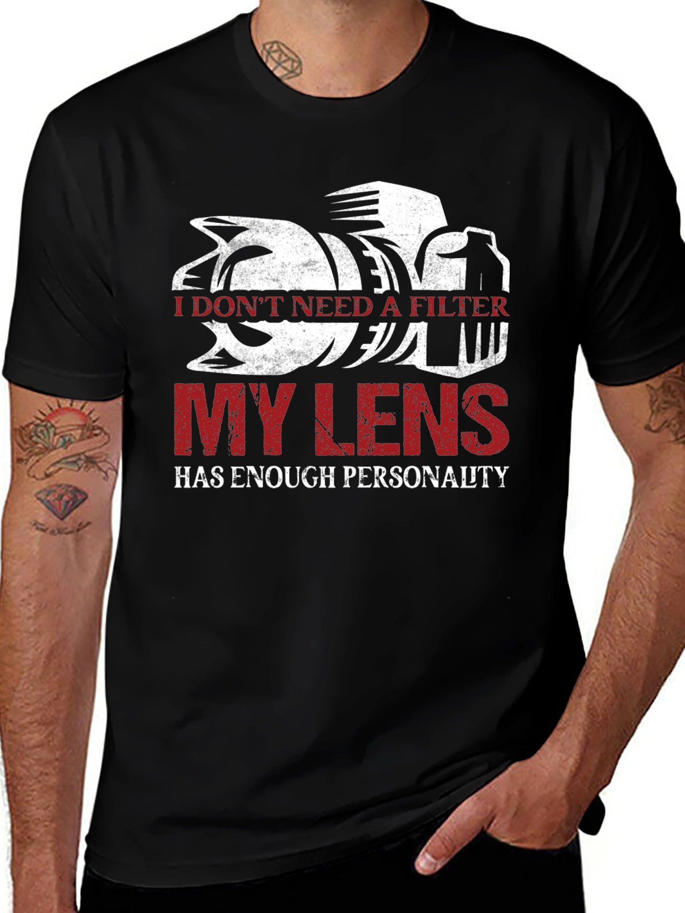 Photographers Lens T-Shirt - Funny Photography Tee