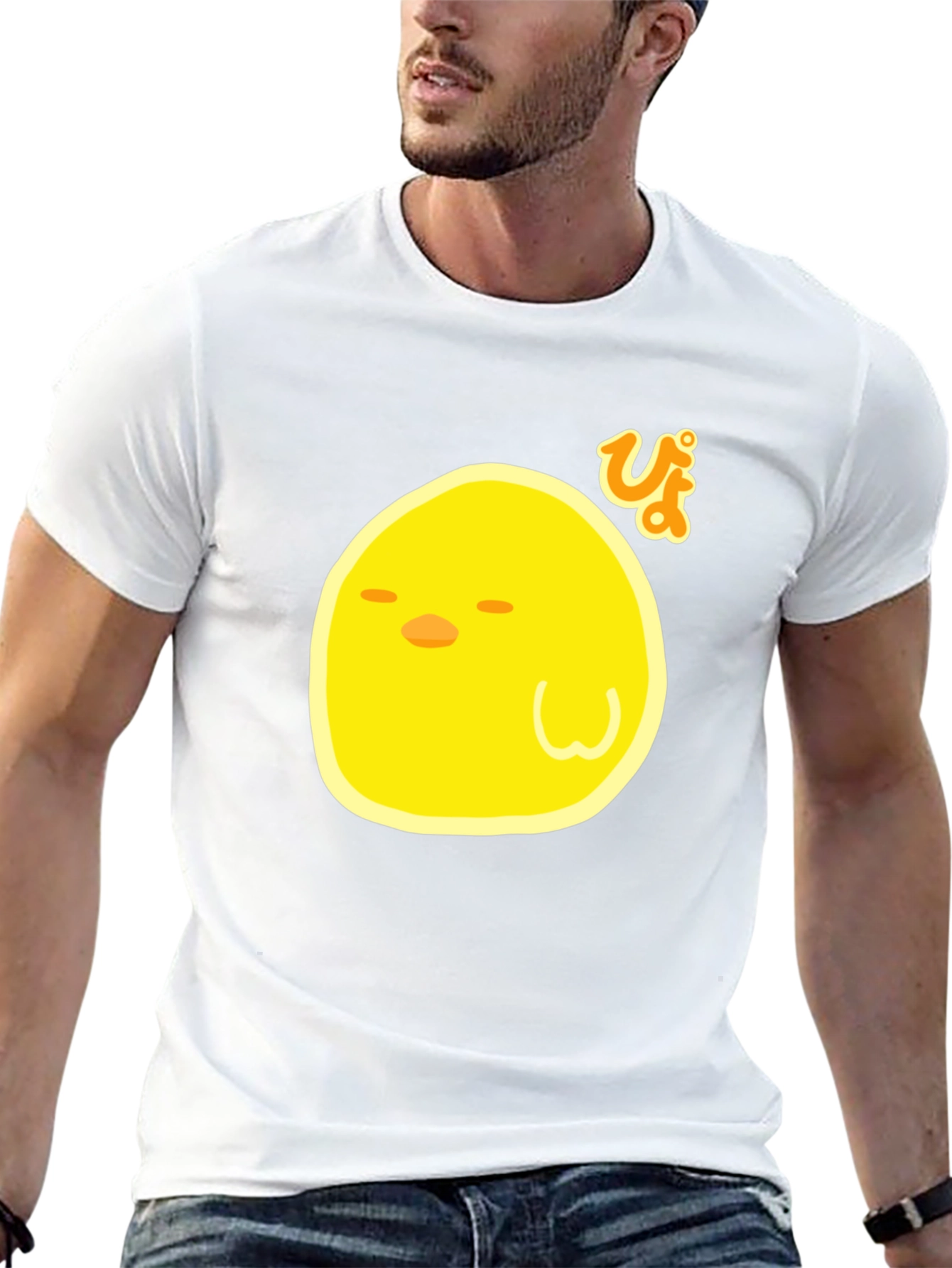 Cute Chick Graphic T-Shirt - Black