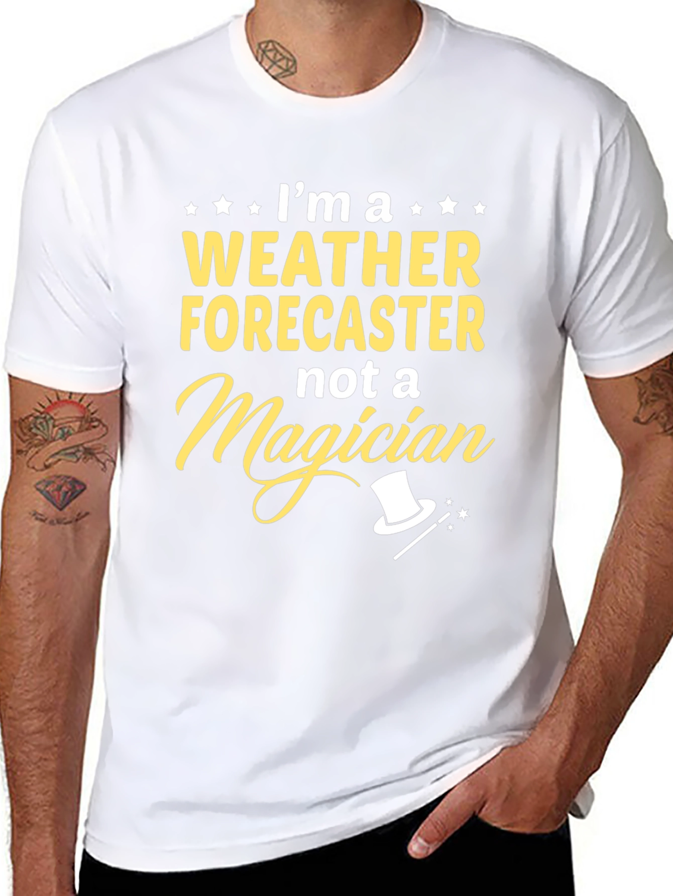 Weather Forecaster T-Shirt - Not a Magician Tee