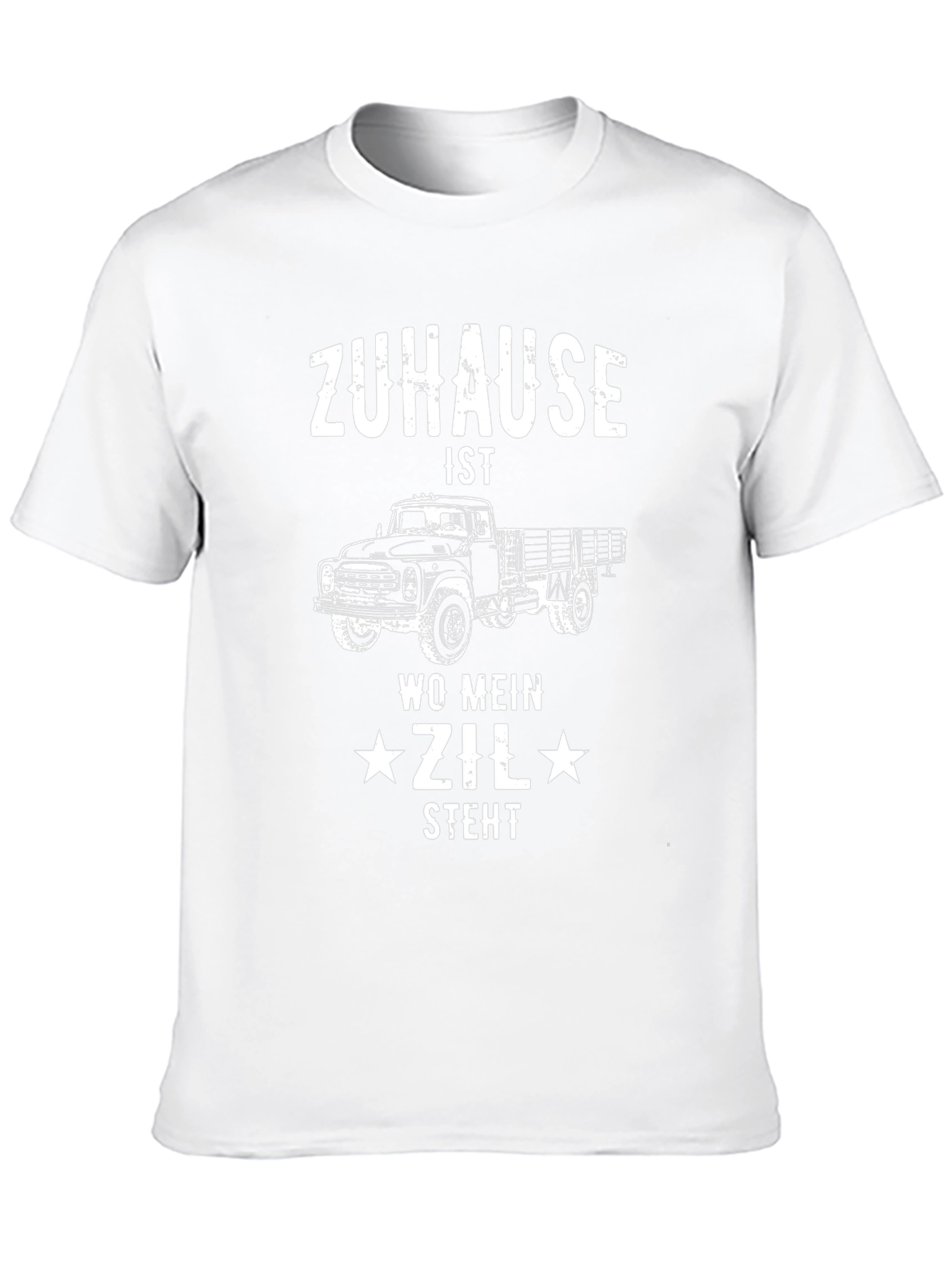 Zuhause ZIL Truck Graphic Tee - Mens Black T-Shirt