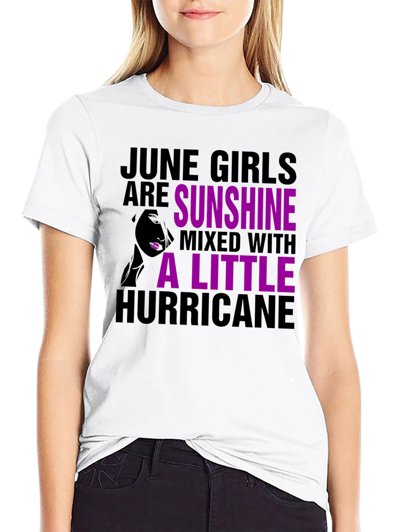 June Girls Sunshine Hurricane Graphic T-Shirt