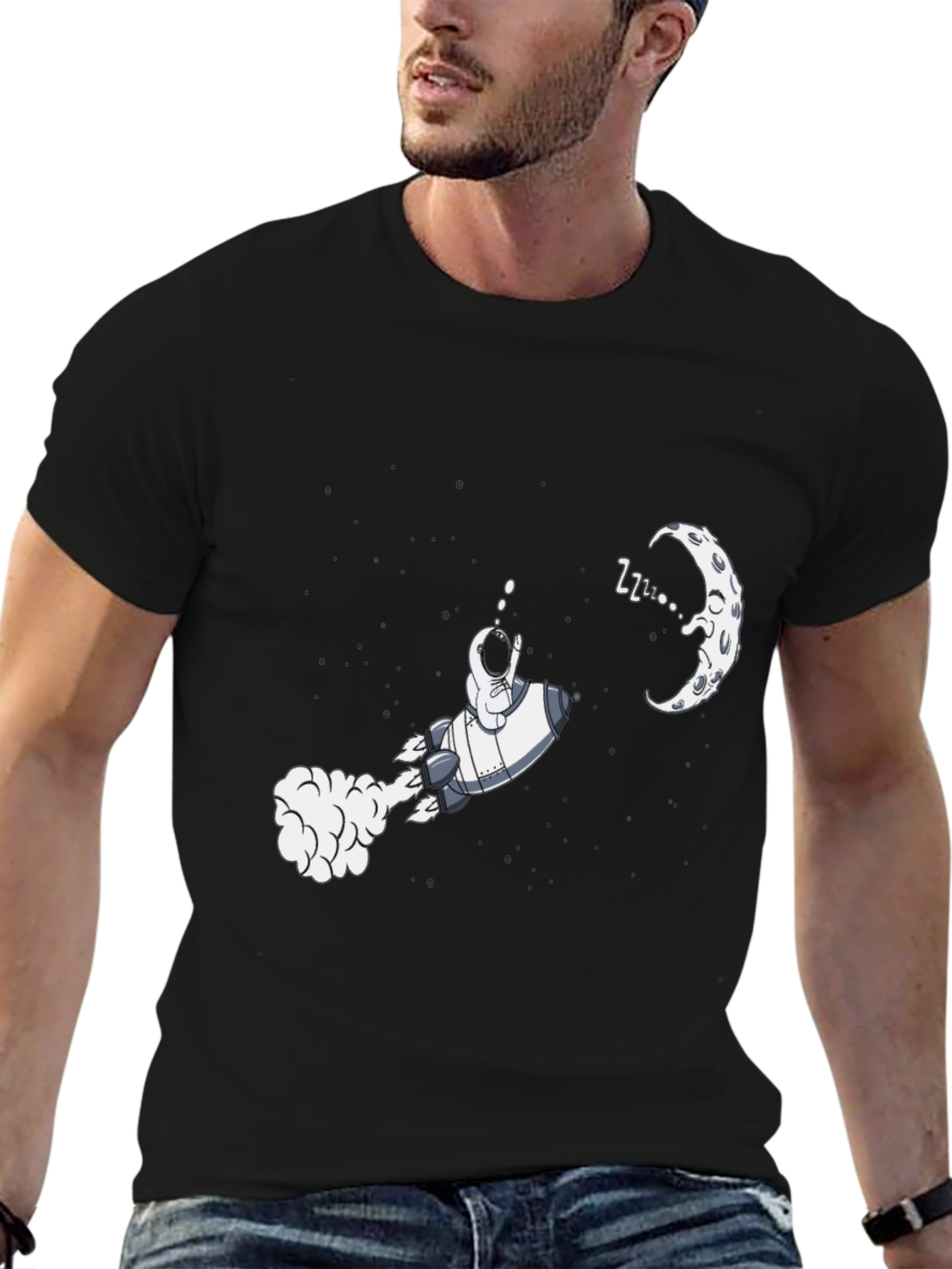 Astronaut Moon Trip Graphic Tee