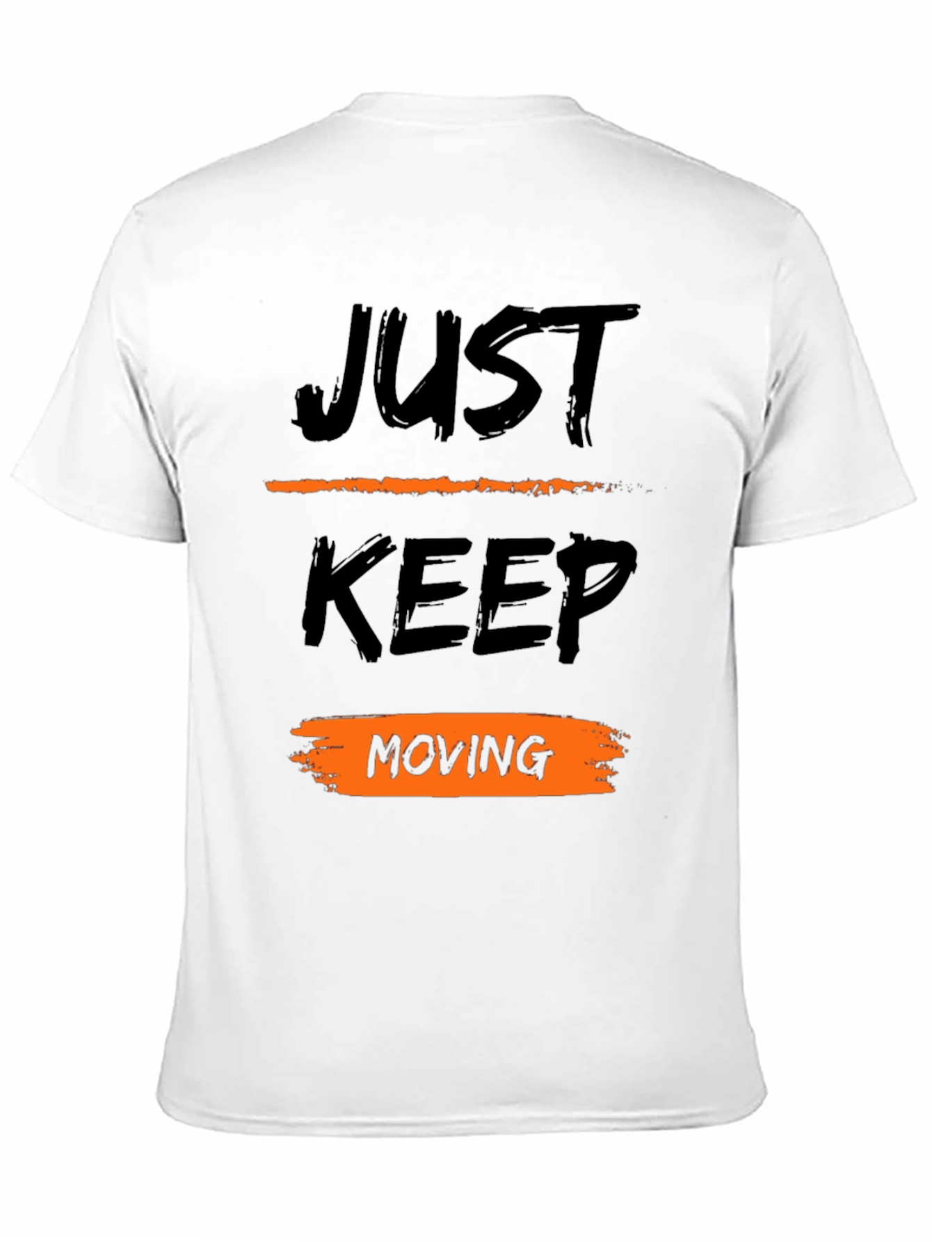 Just Keep Moving Black T-Shirt
