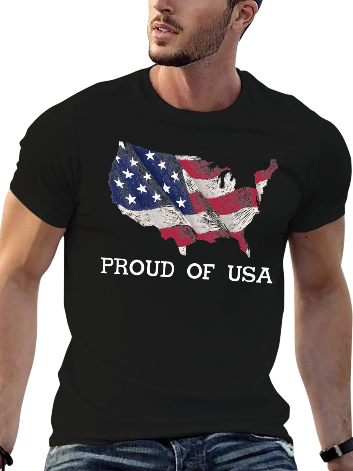 Proud of USA American Flag T-Shirt