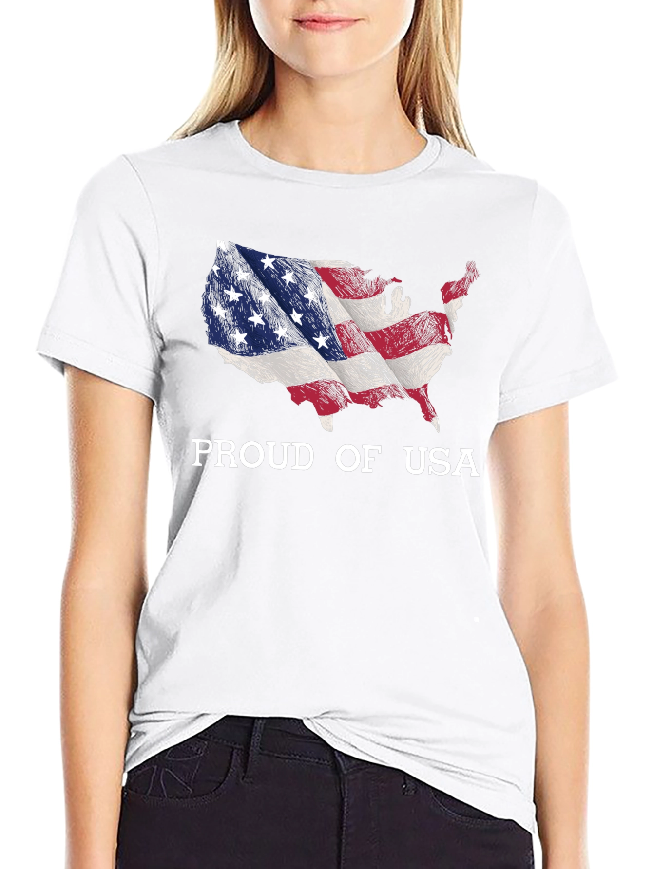 Proud of USA American Flag T-Shirt