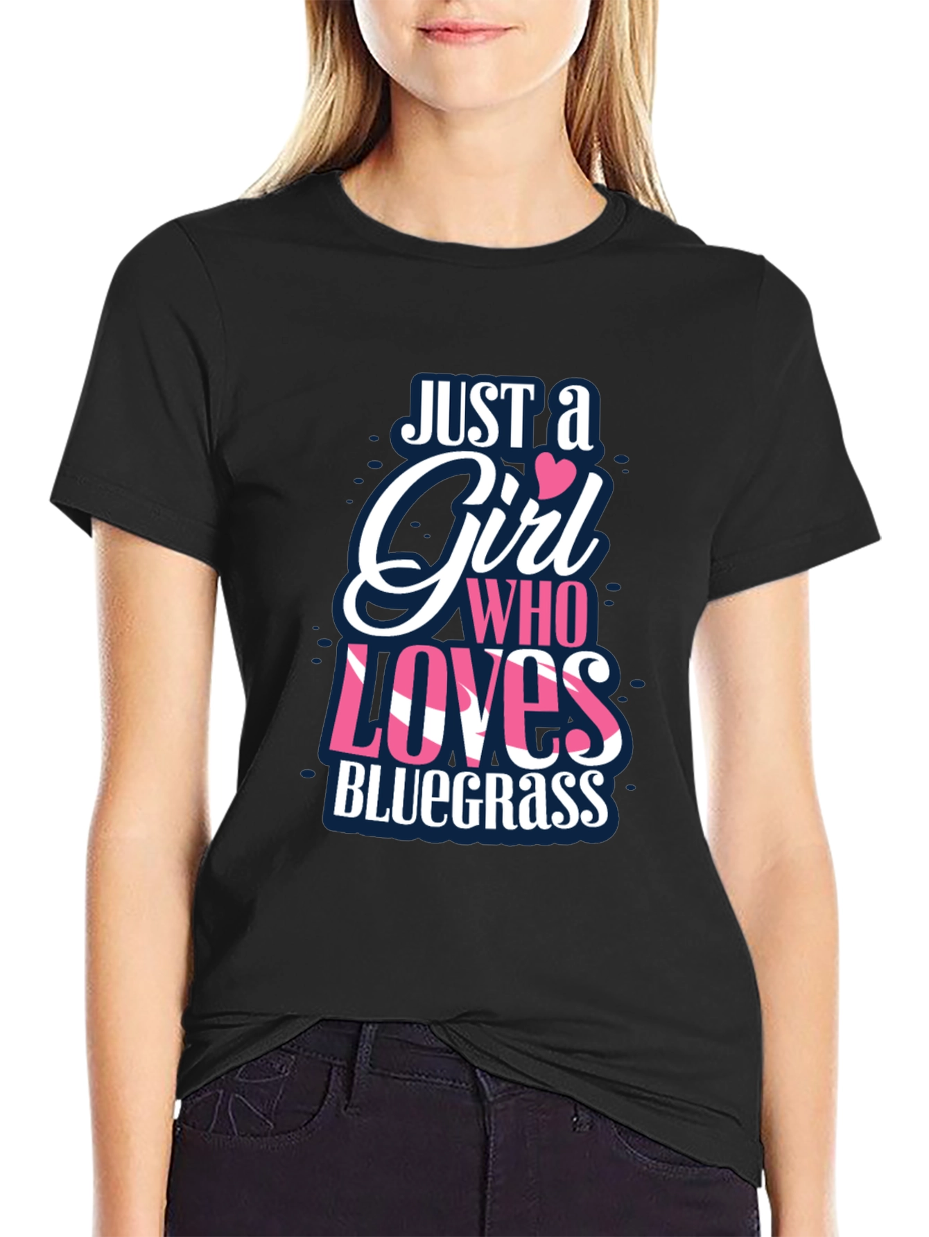 Just A Girl Who Loves Bluegrass T-Shirt