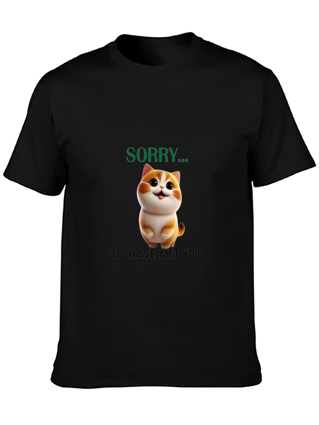 Cute Cat Sorry... Graphic Tee