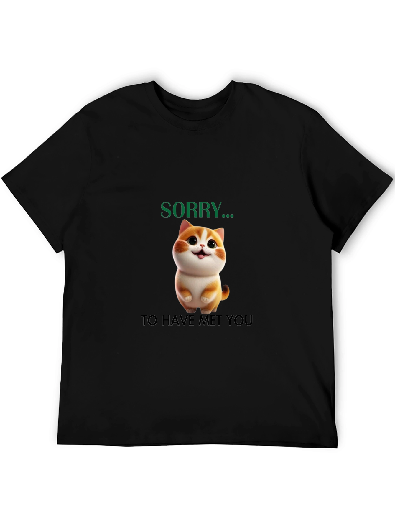 Cute Cat Sorry... Graphic Tee